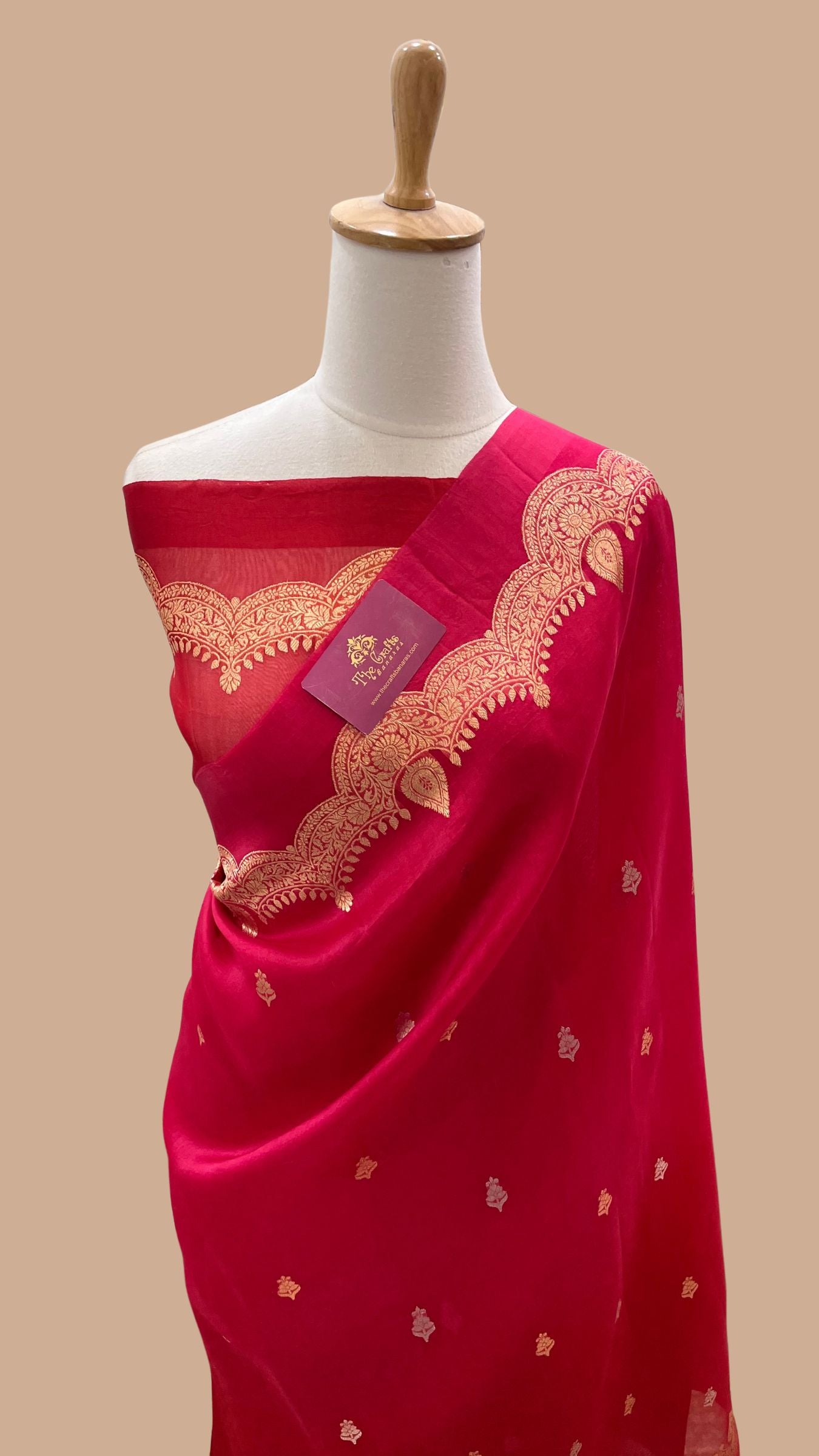 Pure Kora Silk Handloom Banarasi Saree