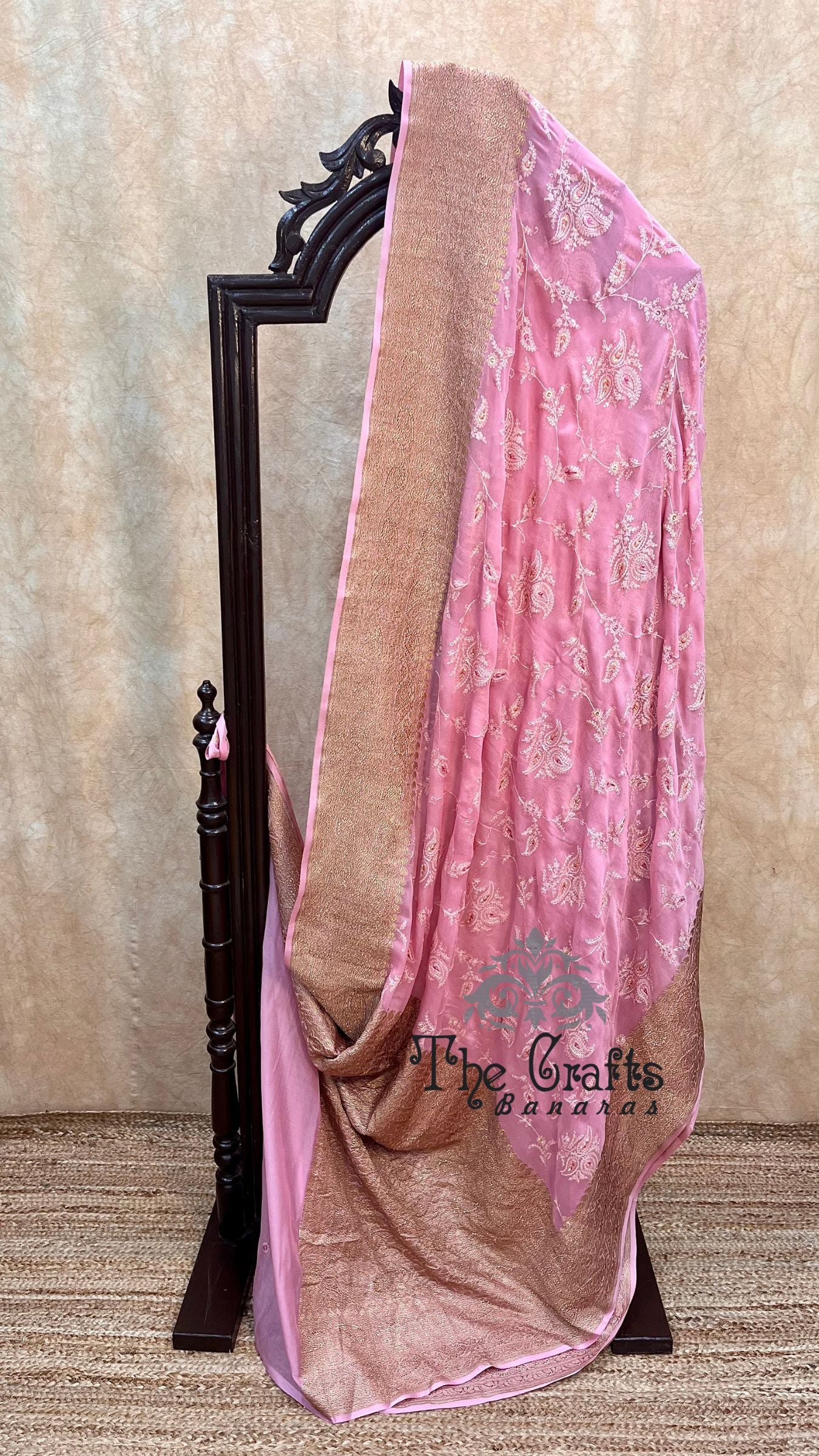 Pure Raw Mango Silk Banarasi Saree