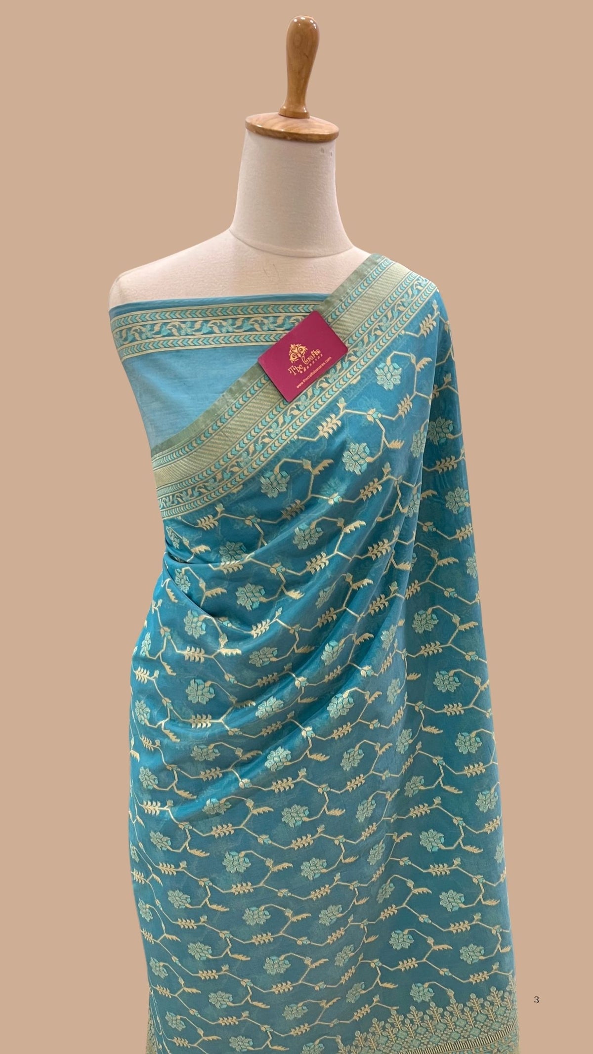 Pure Cotton Patola Reshmi Zari Banarasi Saree