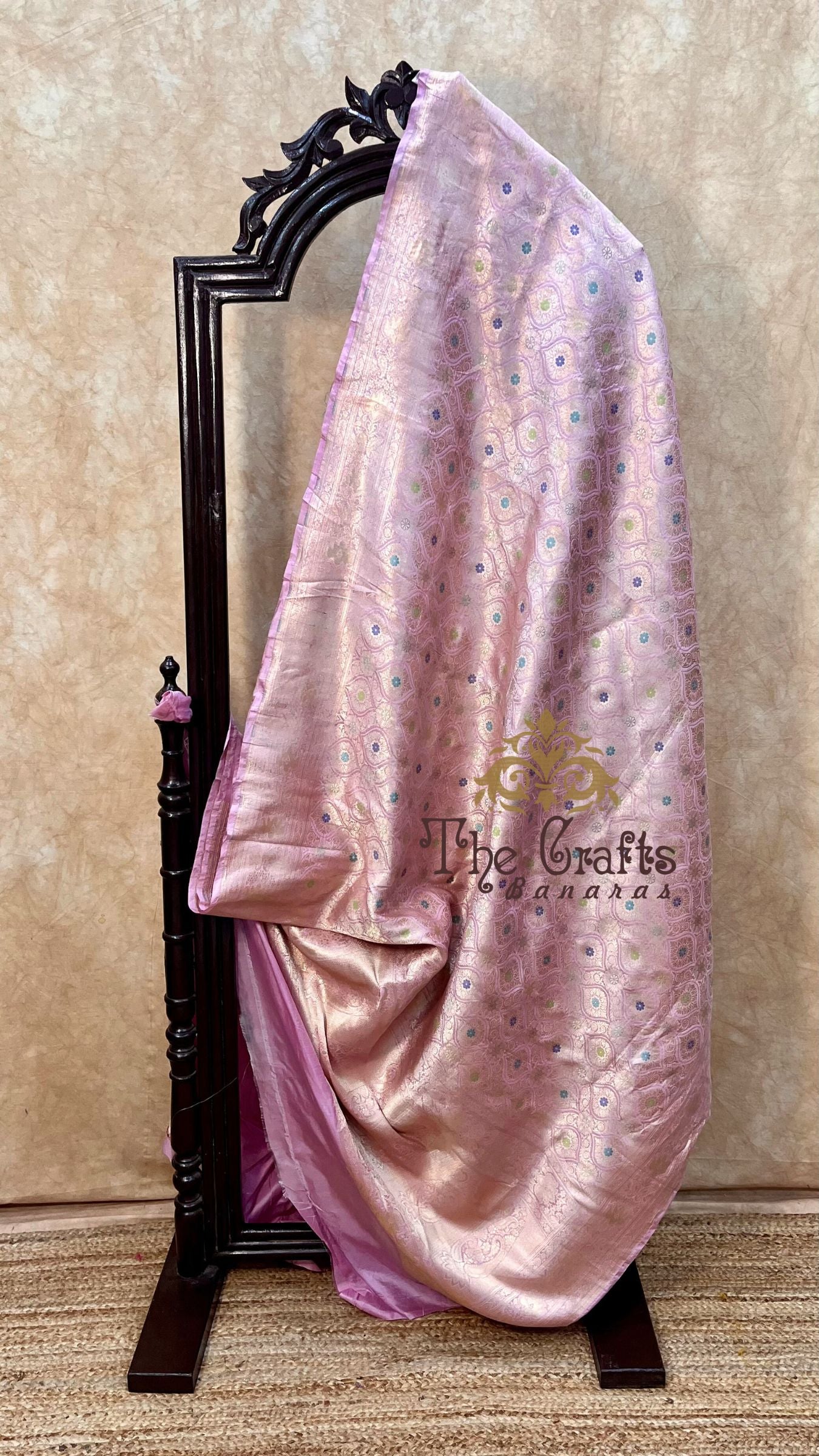 Pure Katan Silk Handloom Banarasi Saree - Tanchui Brocade Meena