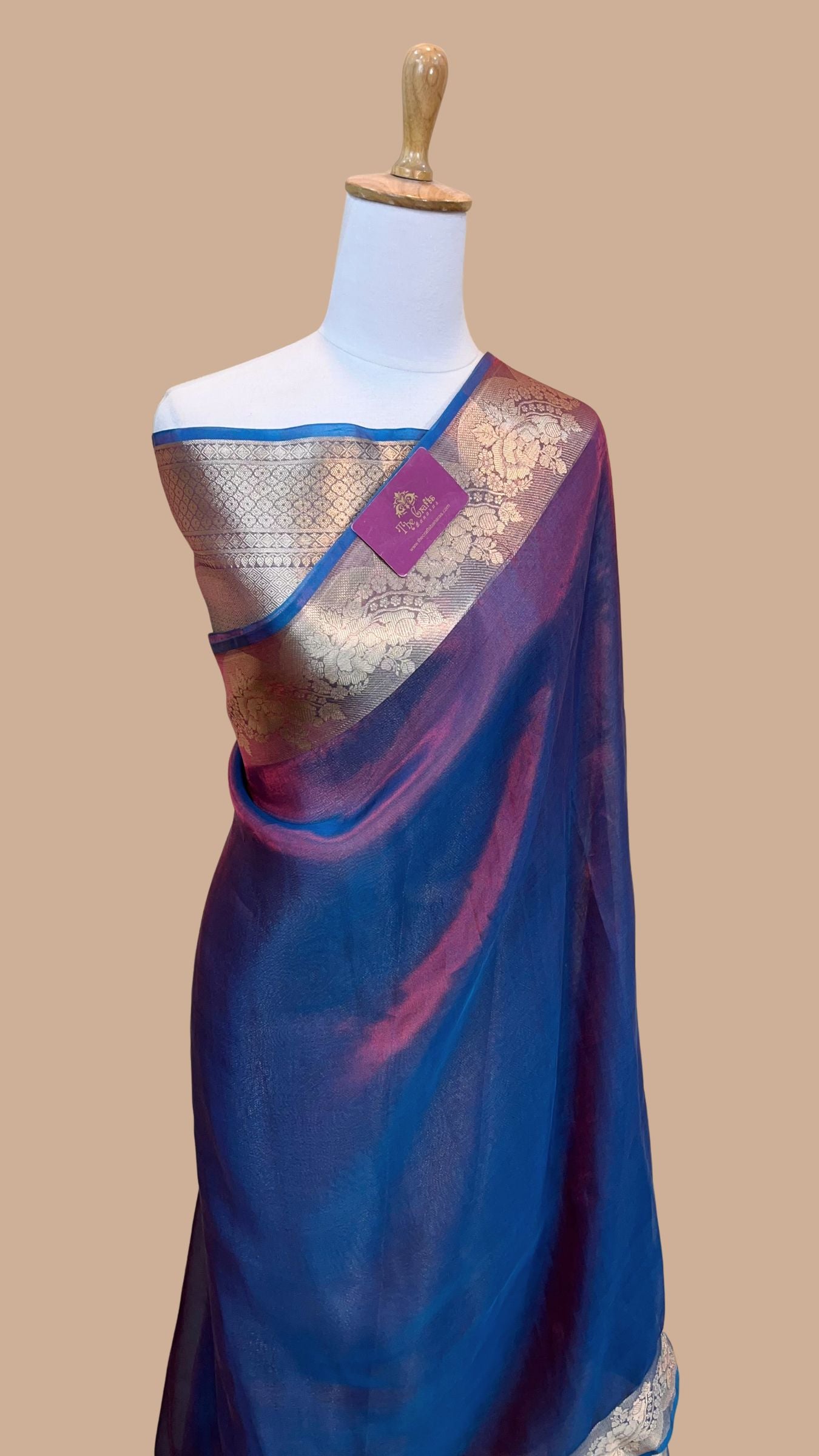 Pure Kora Tissue Silk Banarasi Saree