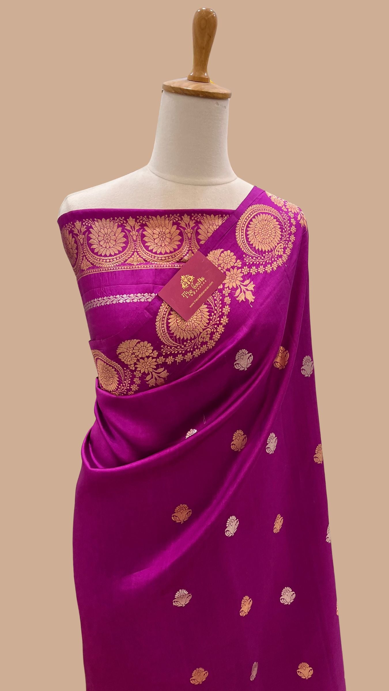 Pure Mango Silk Handloom Banarasi Saree