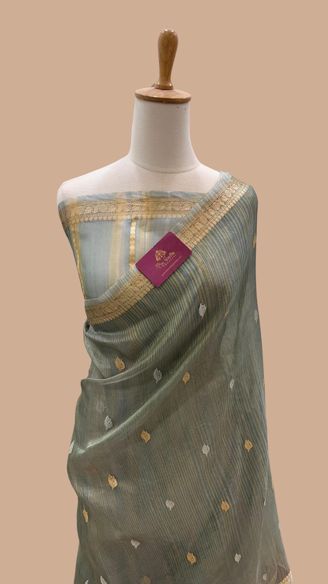 Pure Tissue Silk Handloom Banarasi Saree