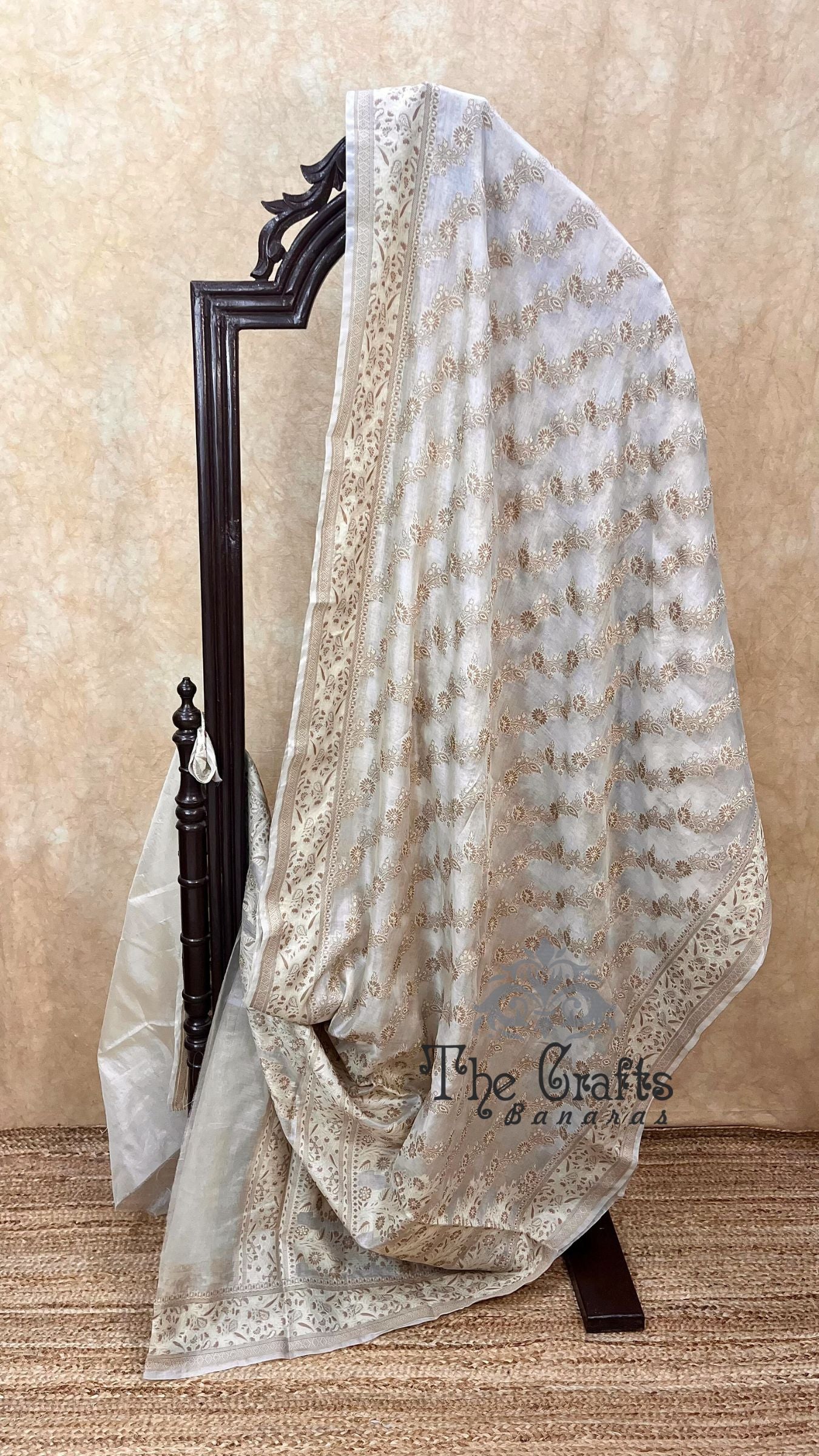 Pure Butter Crepe Banarasi Saree