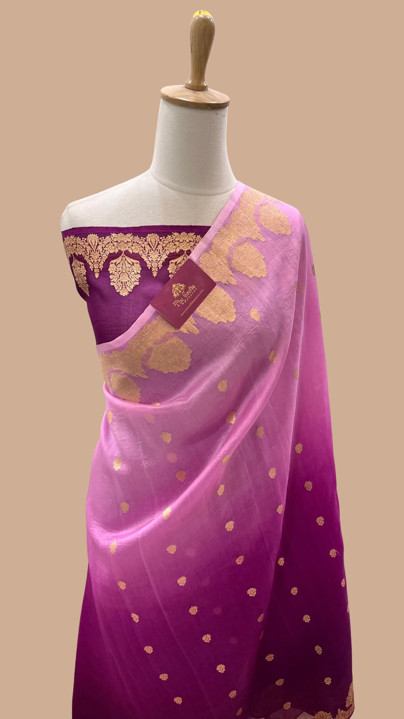 Pure Kora Silk Handloom Banarasi Saree