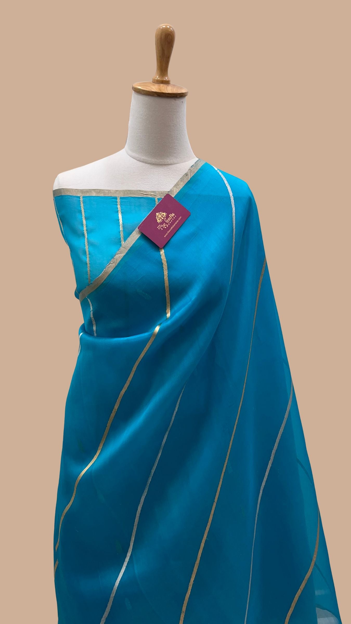 Pure Kora Silk Handloom Banarasi Saree