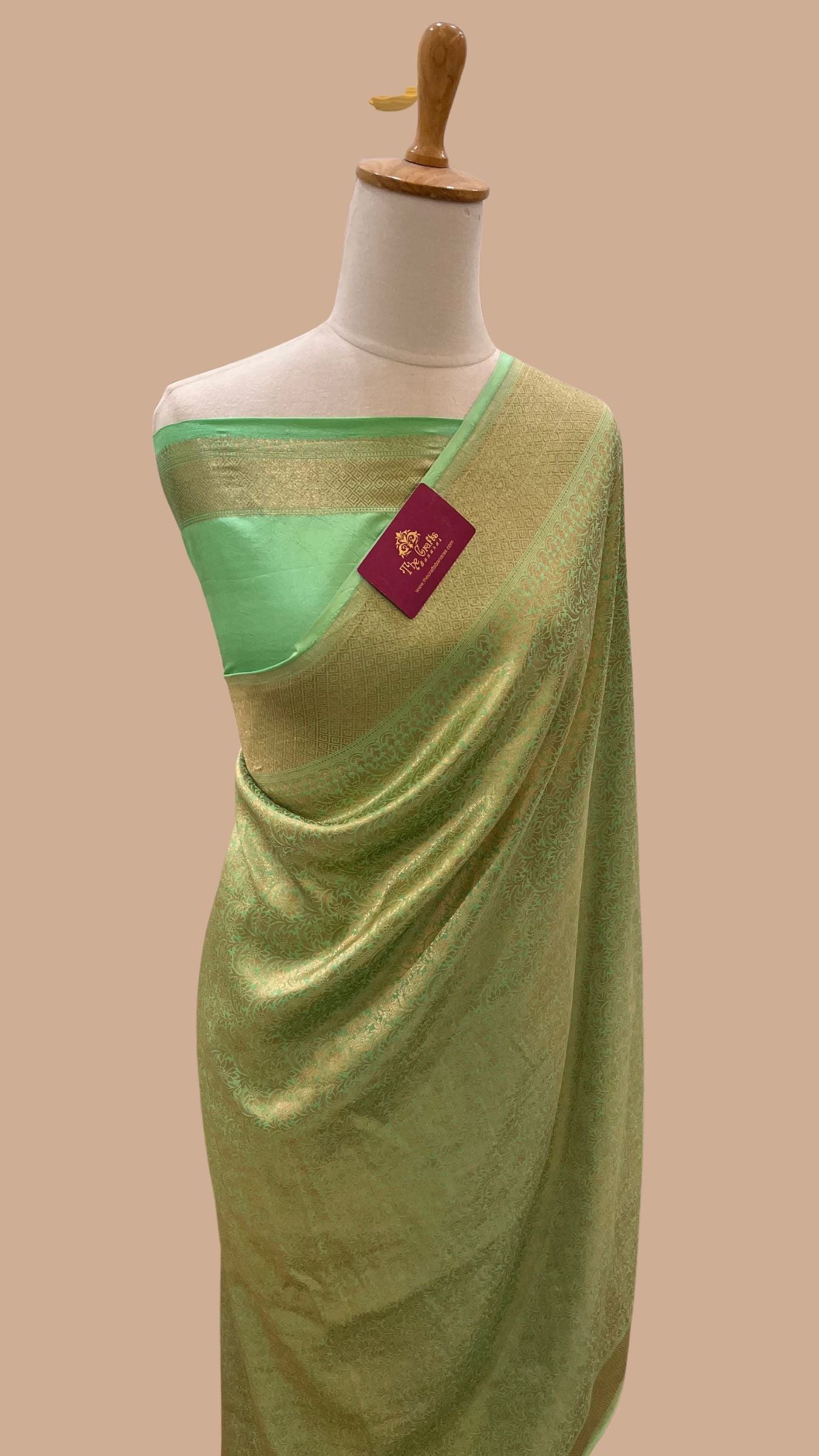 Pure Katan Silk Handloom Banarasi Saree - Tanchui Brocade