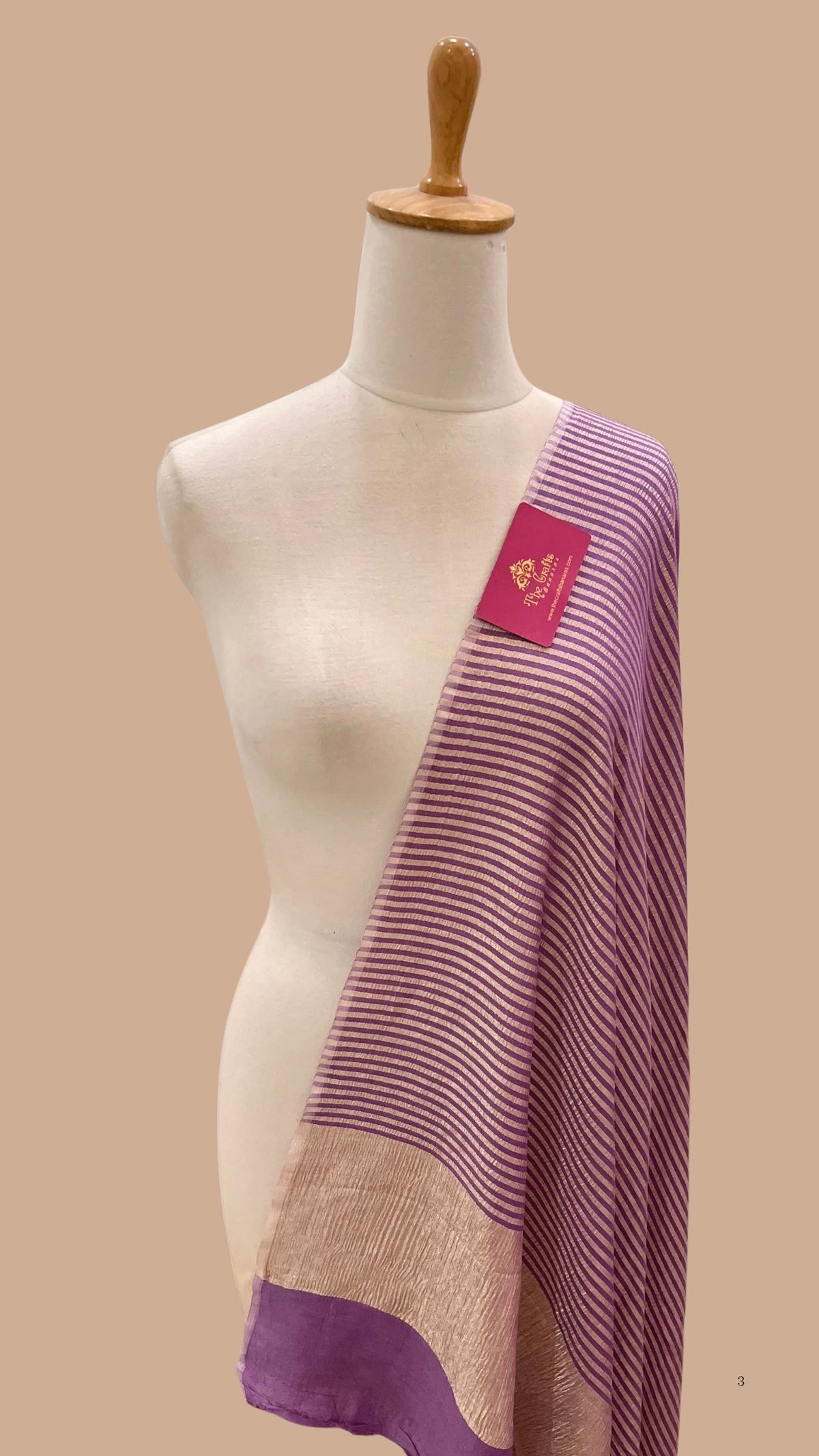 Pure Moonga Silk Banarasi Handloom Dupatta
