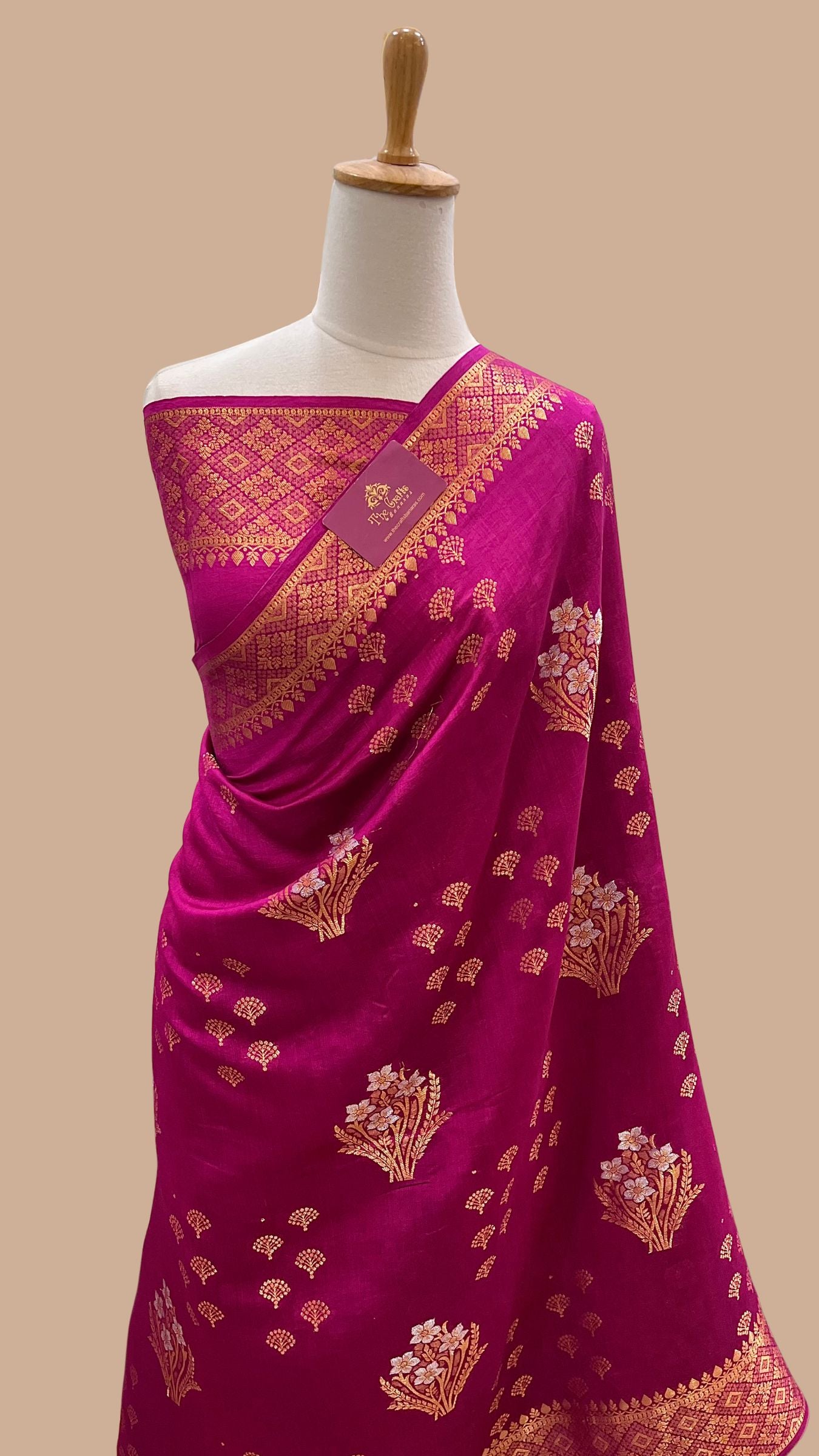 Pure Chiniya Silk Banarasi Saree