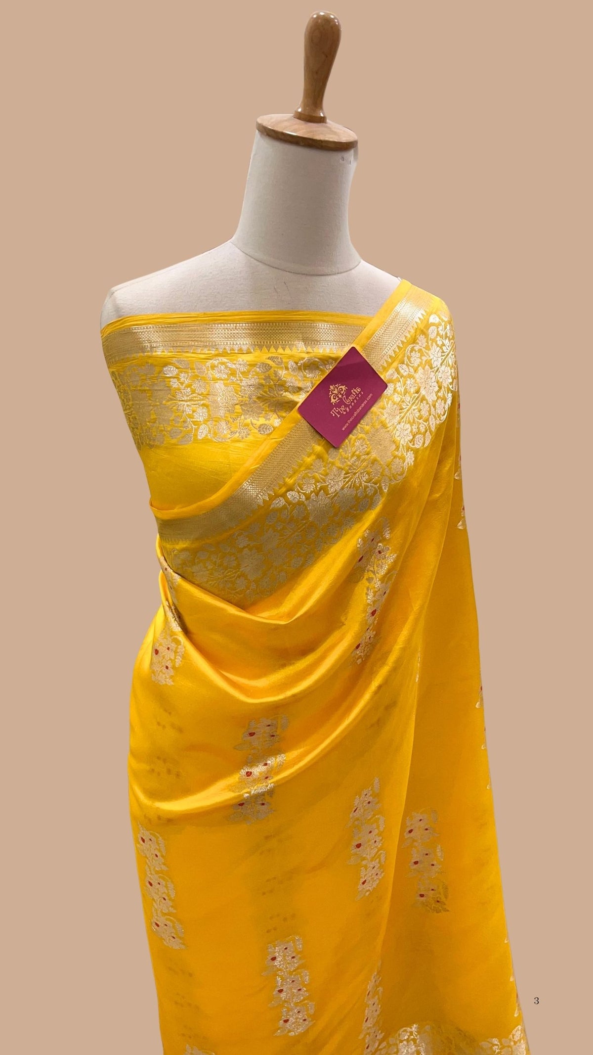 Pure Mango Silk Handloom Banarasi Saree
