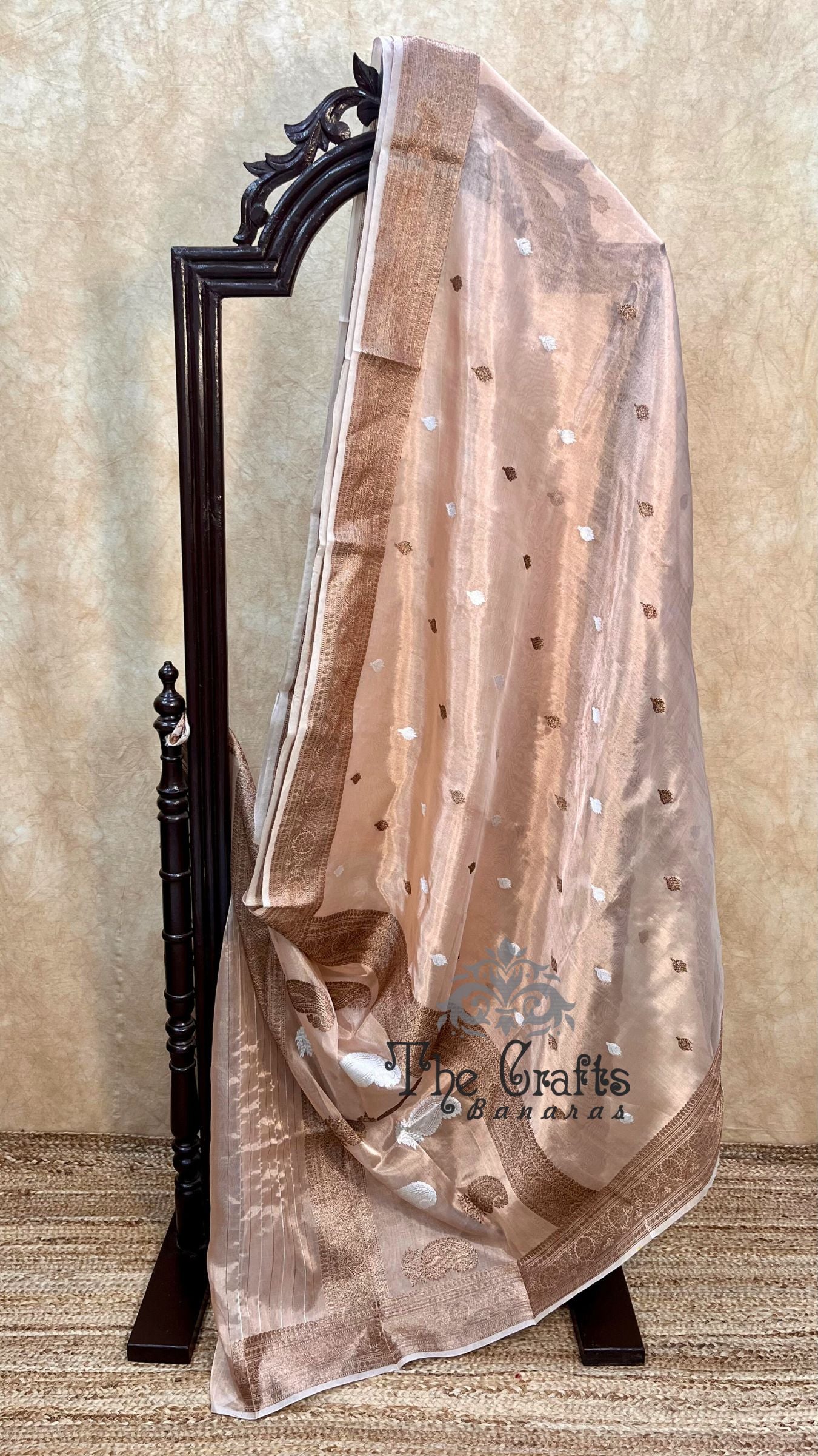 Pure Kora Tissue Silk Handloom Banarasi Saree