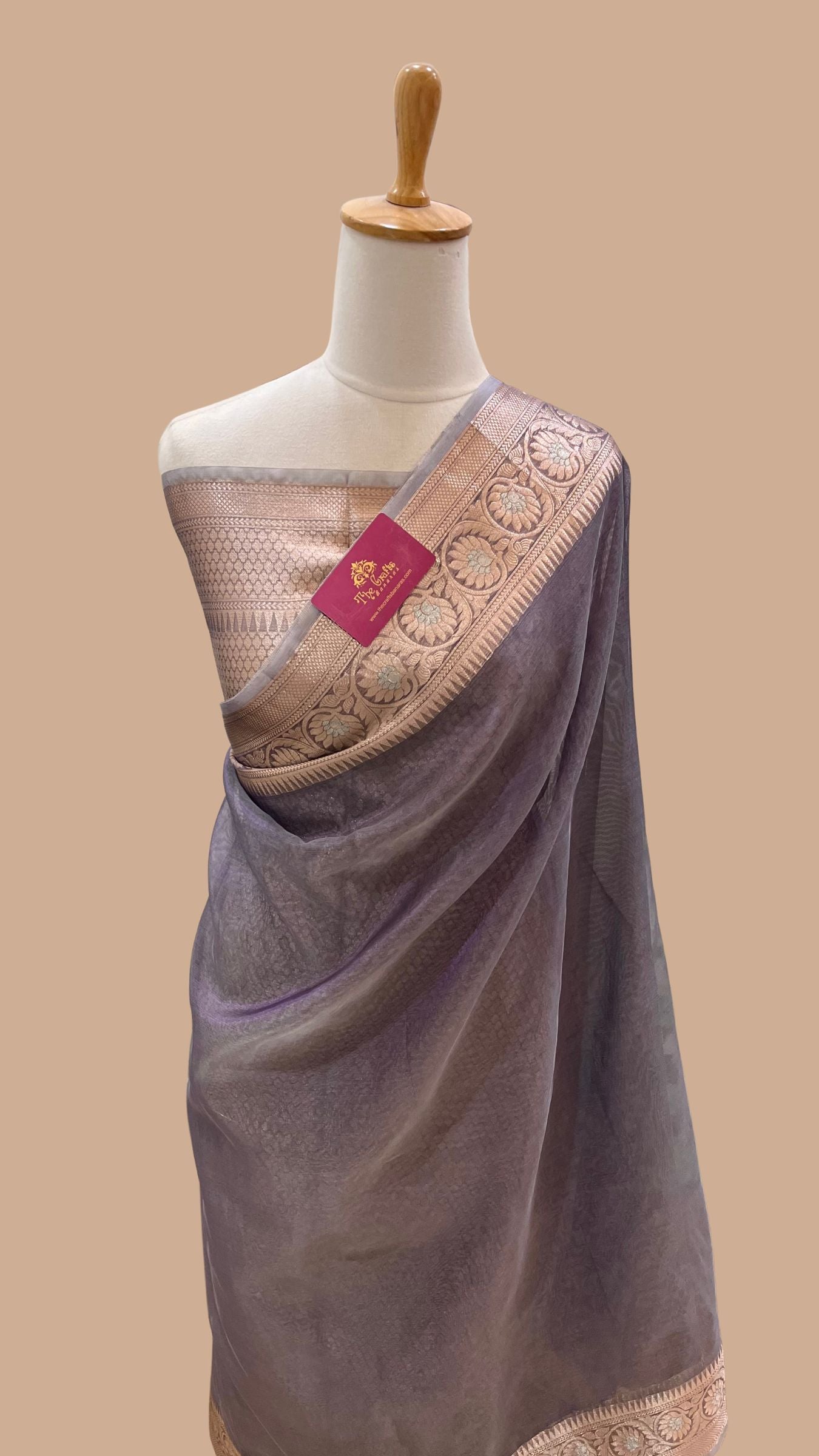 Pure Kora Tissue Silk Banarasi Saree