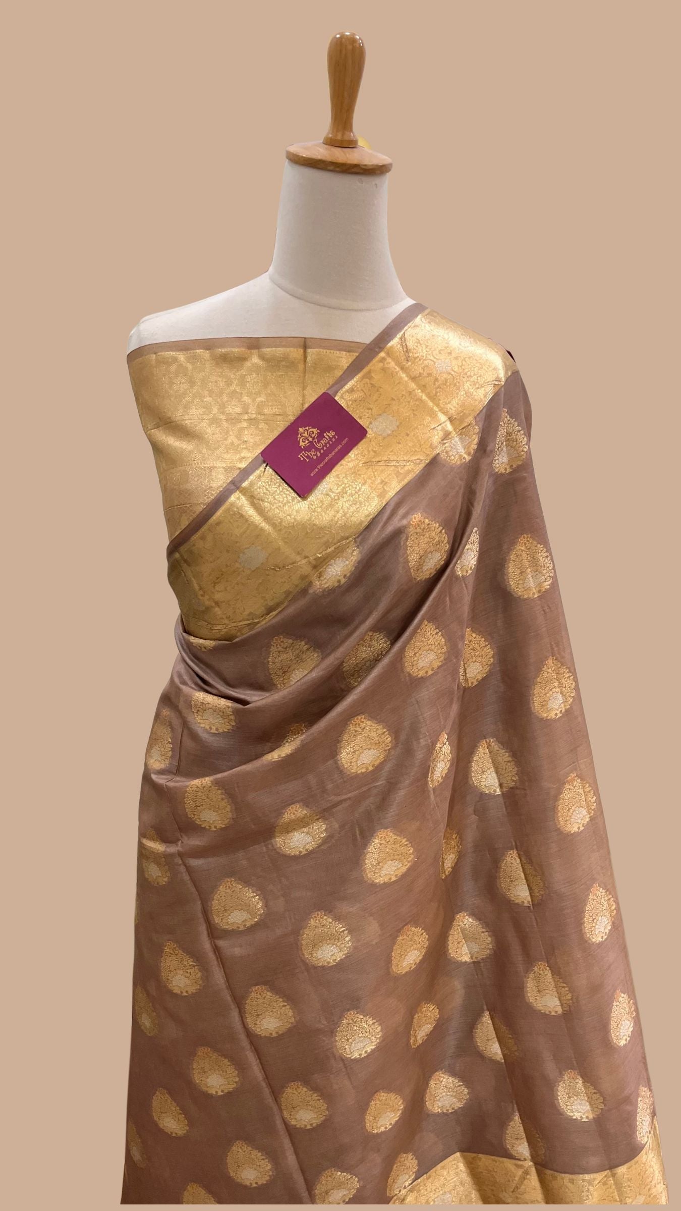 Pure Tussar Silk Banarasi Saree