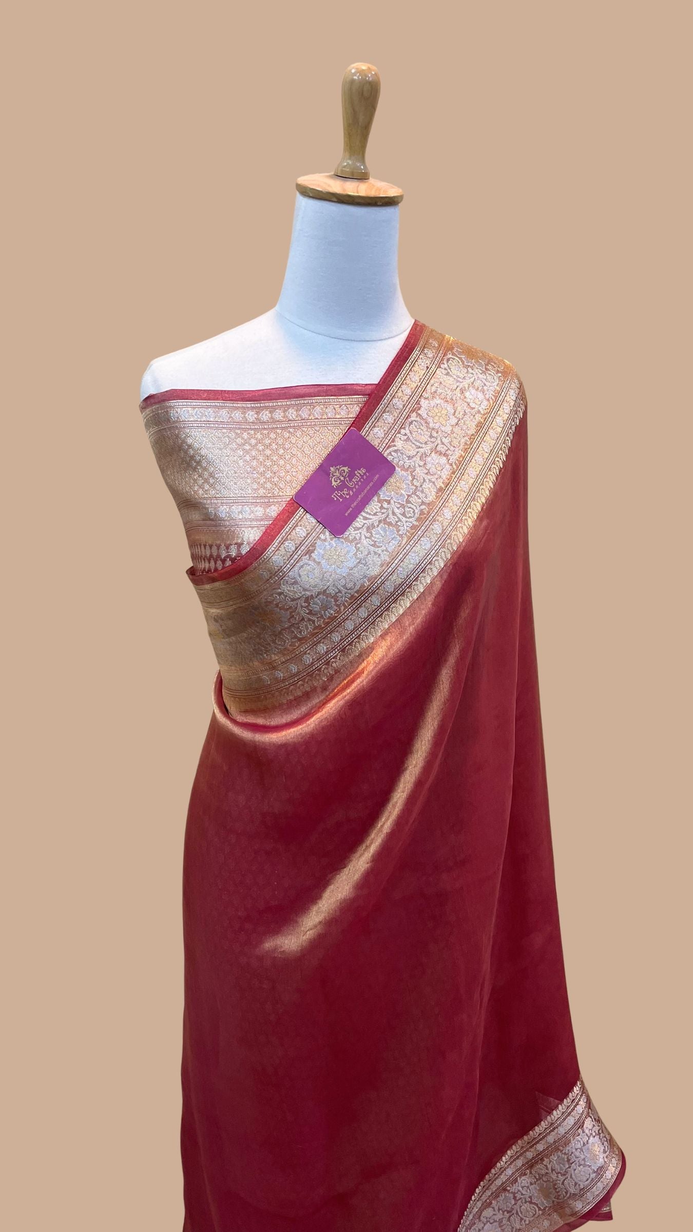 Pure Kora Tissue Silk Banarasi Saree