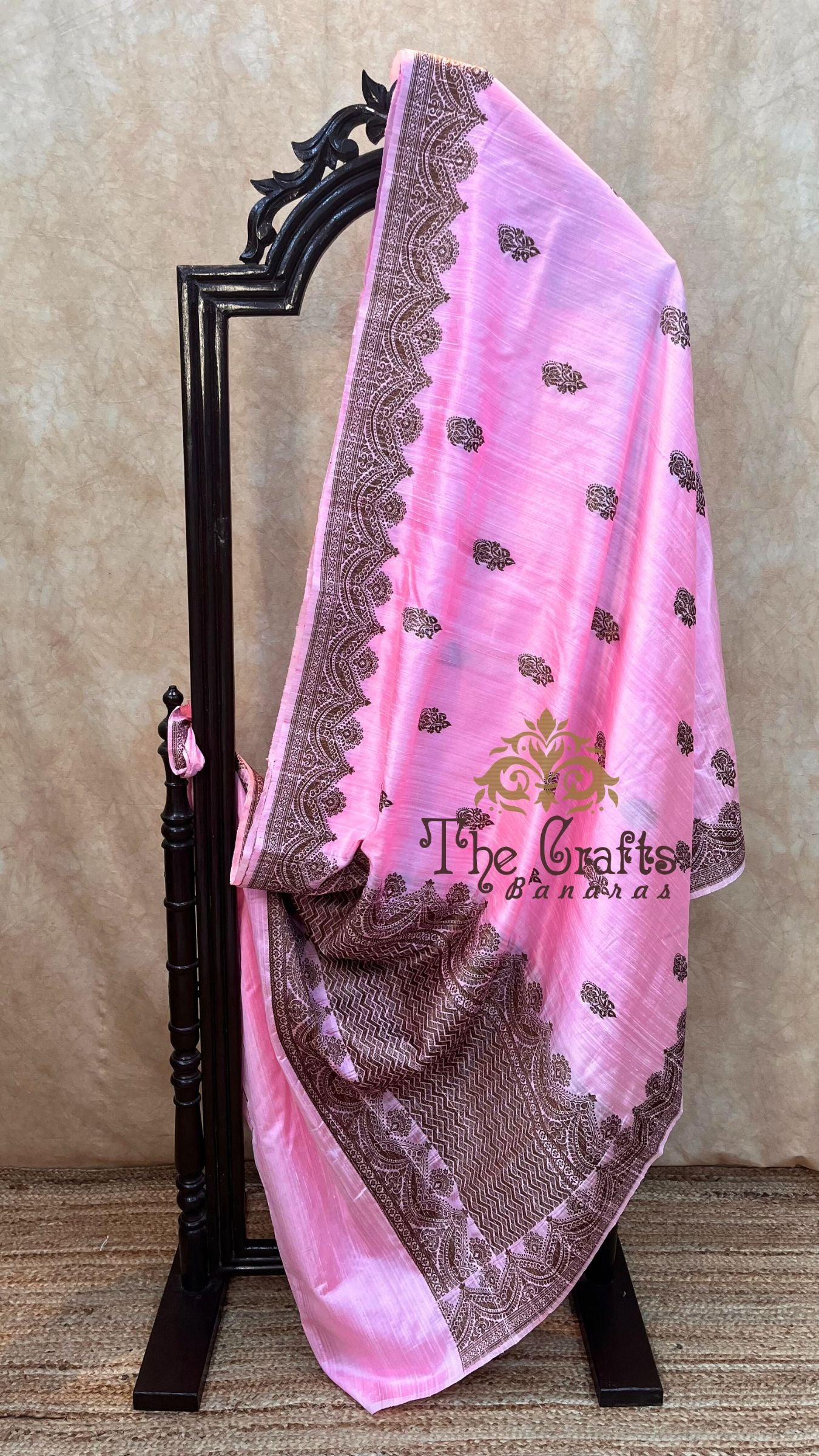 Pure Raw Silk Handloom Banarasi Saree