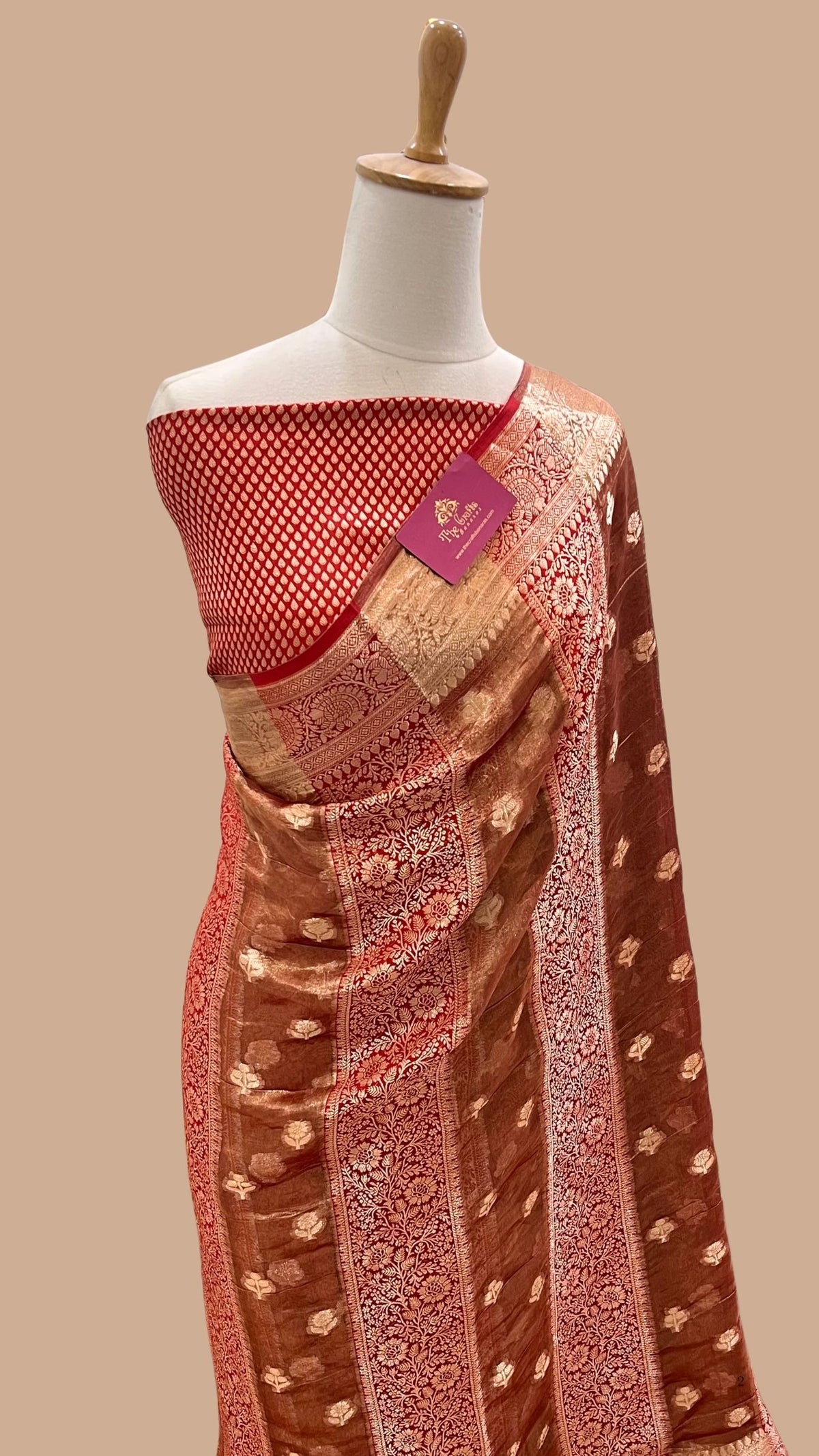 Pure Chiniya Tissue Silk Banarasi Saree