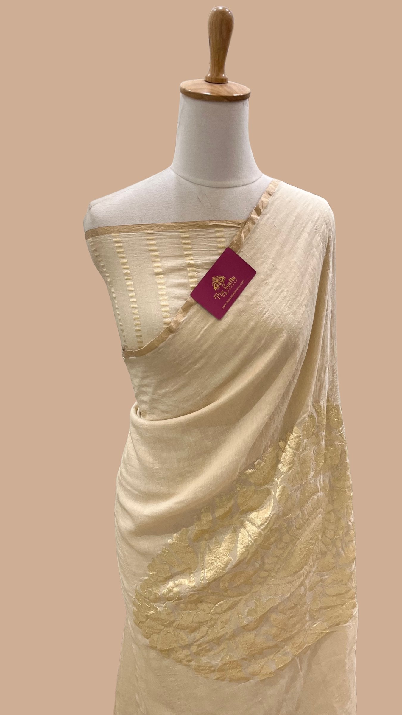 Pure Munga Silk Handloom Banarasi Saree