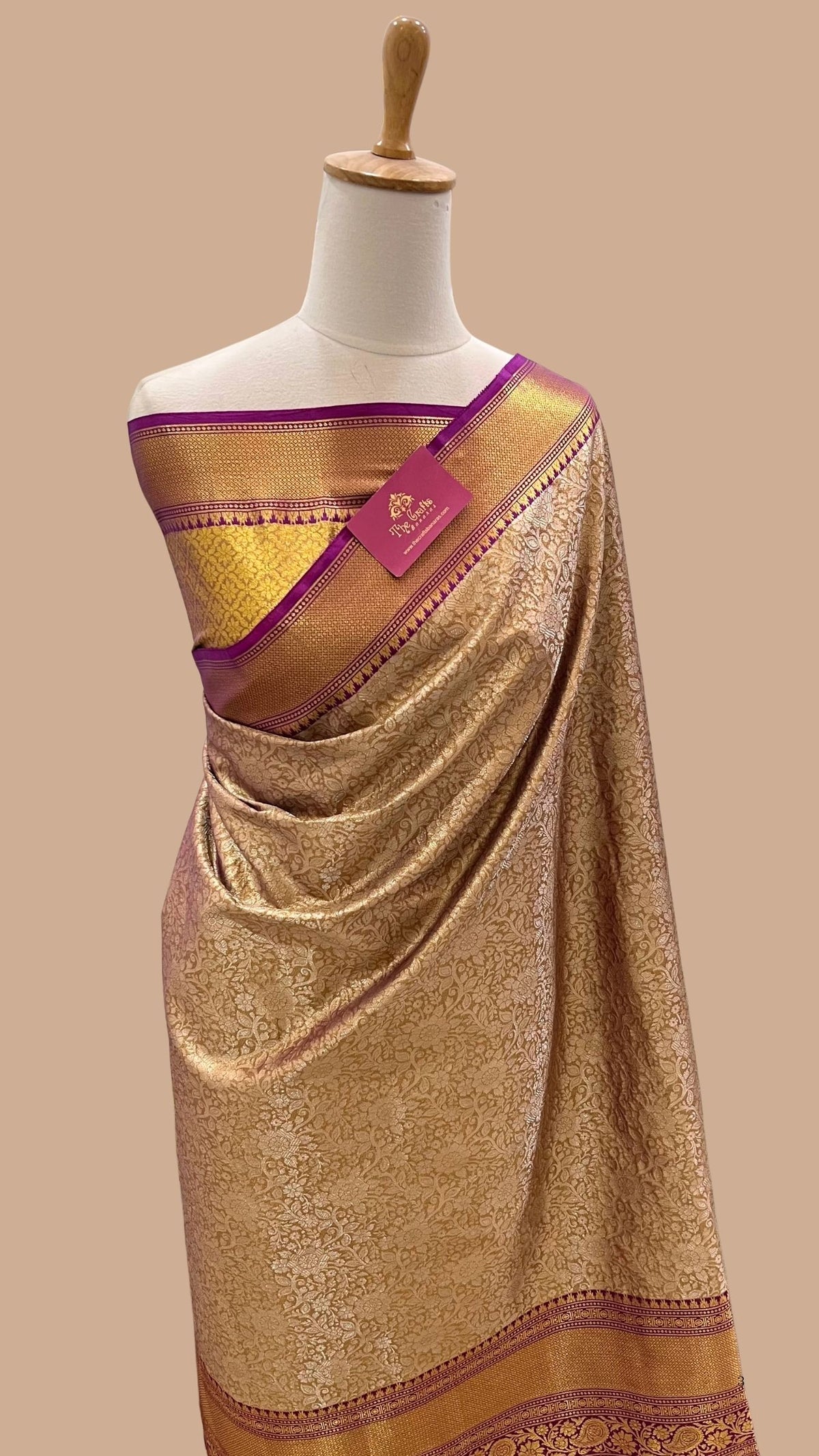 Pure Tissue Brocade Banarasi Saree