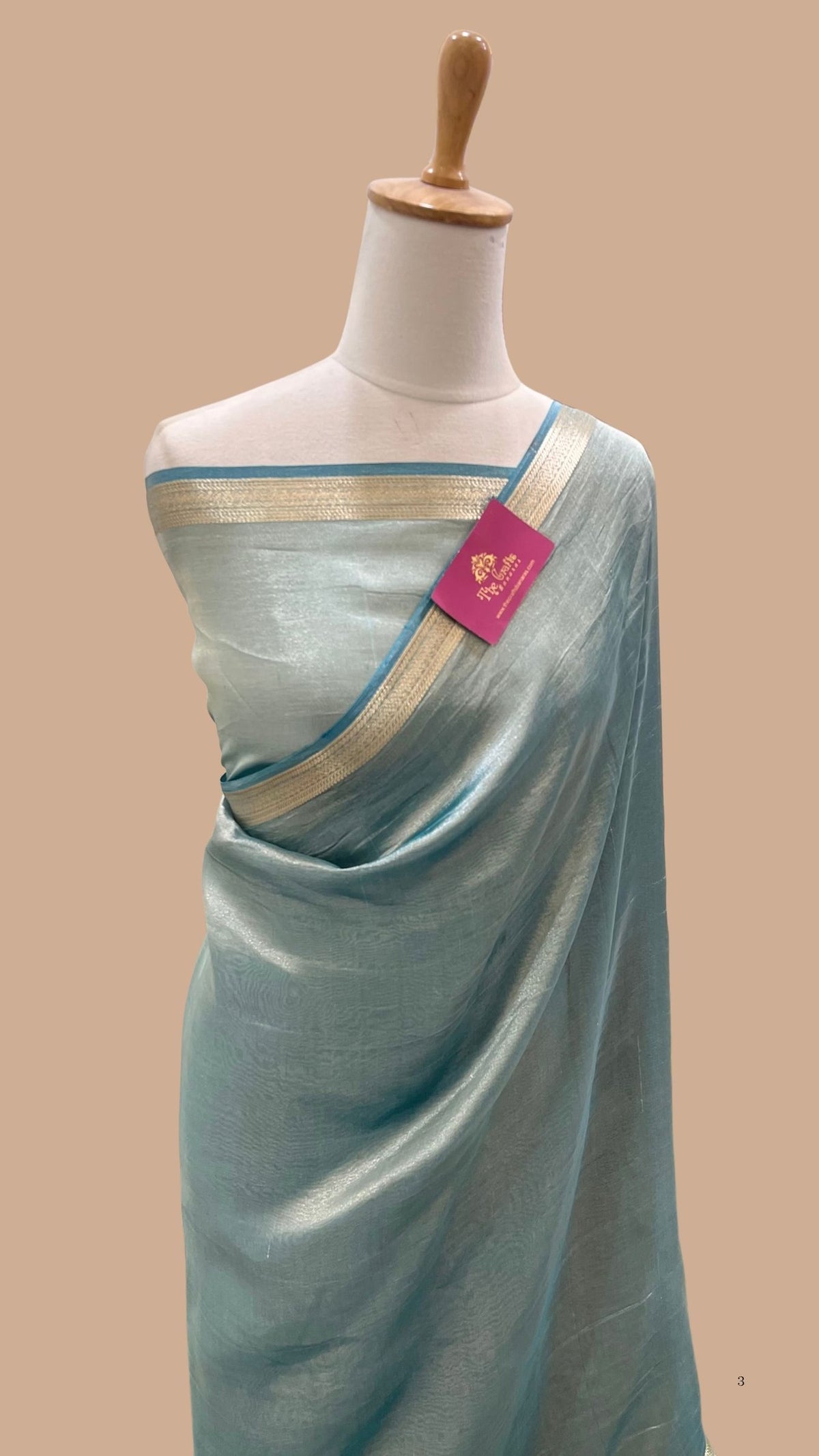 Pure Kora Tissue Silk Banarasi Saree