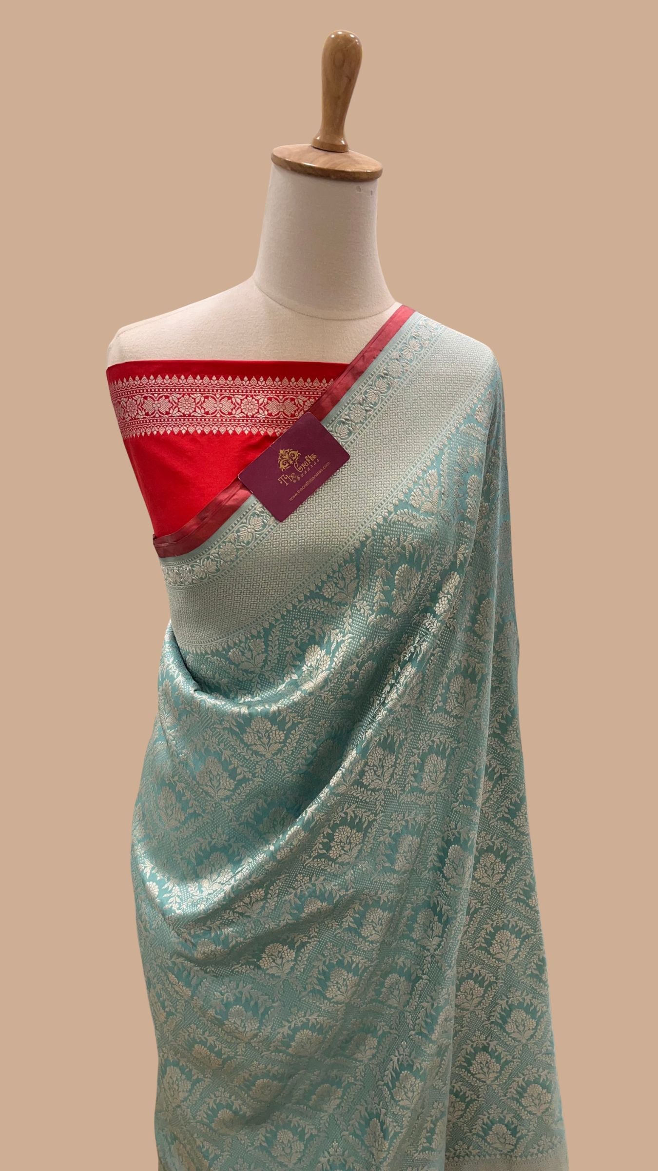 Pure Katan Silk Handloom Banarasi Saree - Tanchui Brocade
