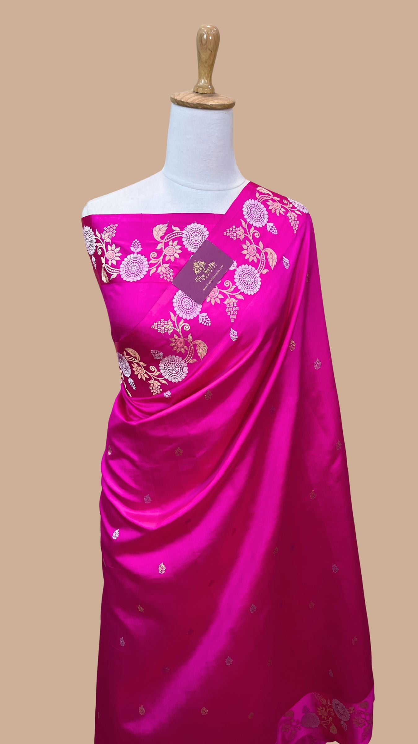 Pure Mango Silk Handloom Banarasi Saree