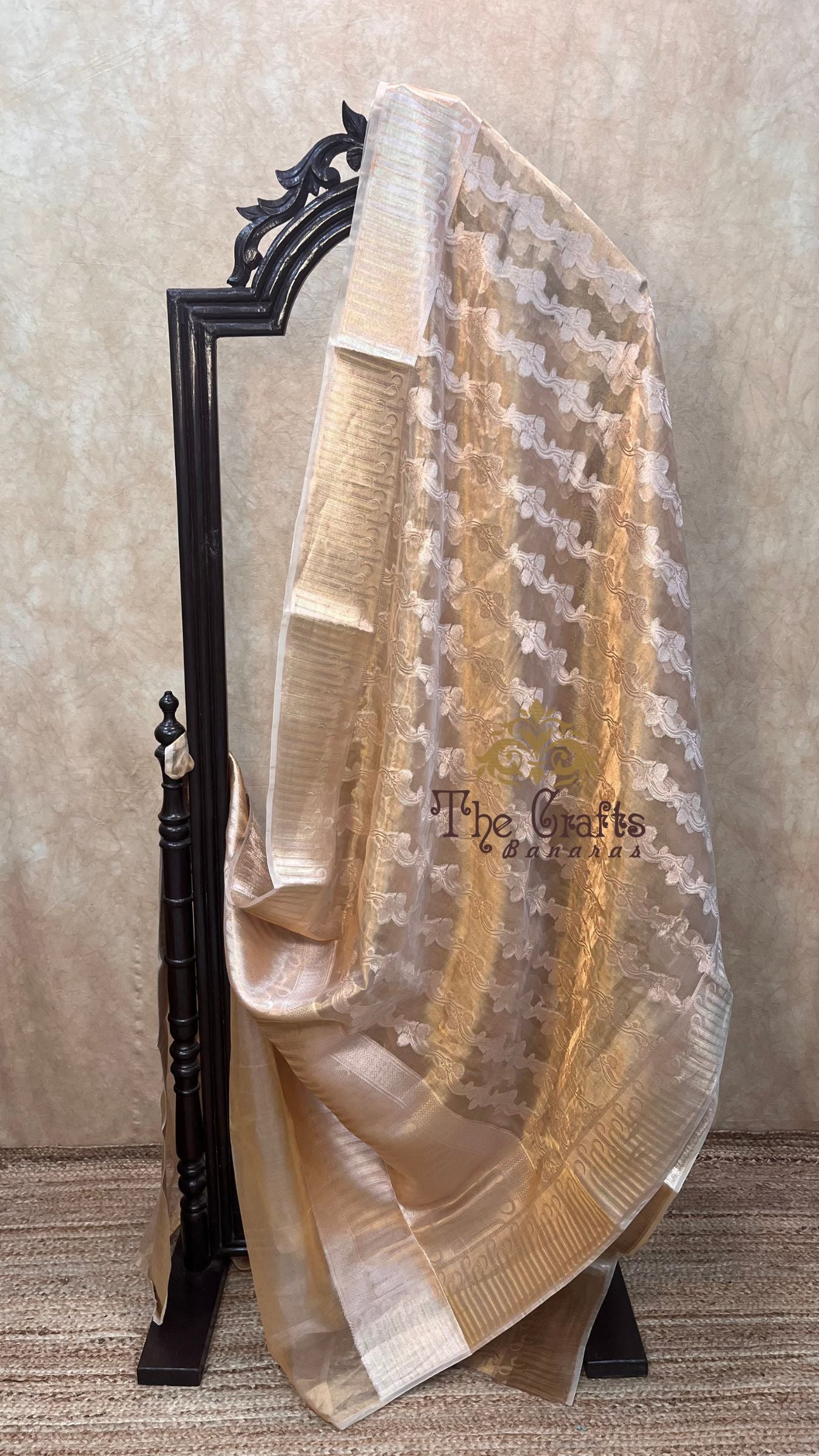 Pure Kora Silk Handloom Banarasi Saree