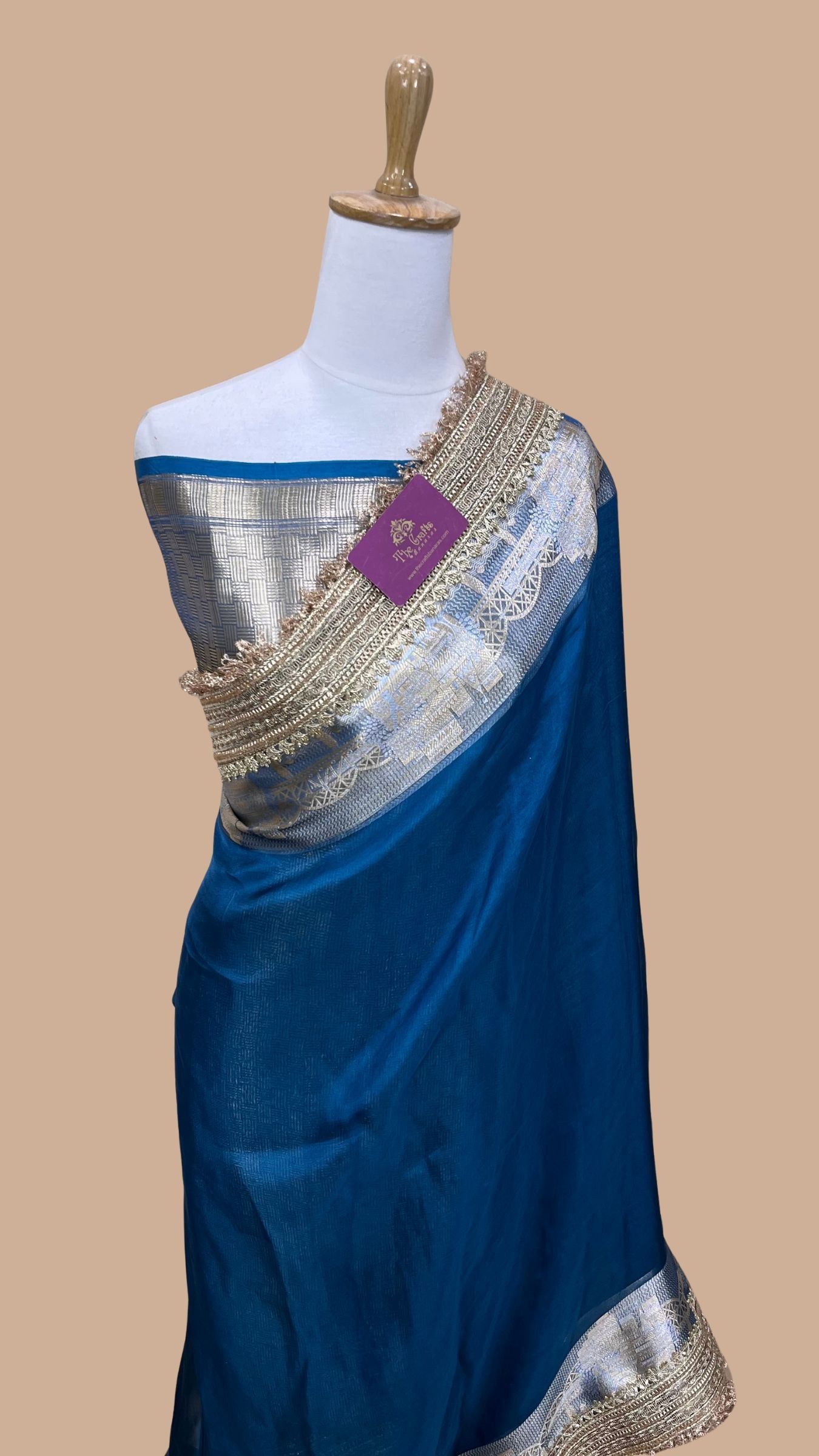 Pure Kora Tissue Silk Banarasi Saree