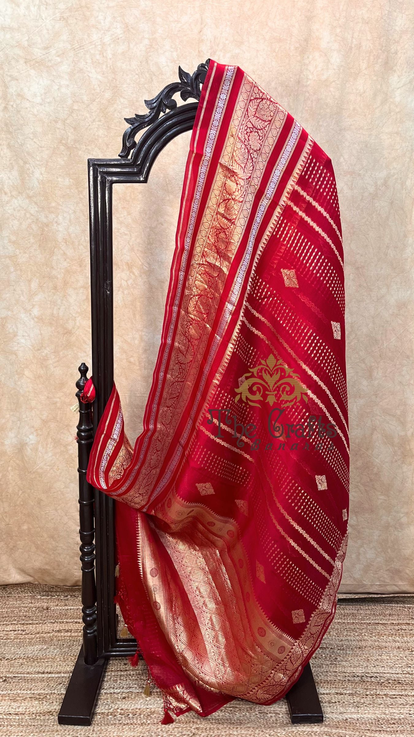 Pure Kora Silk Handloom Banarasi Saree