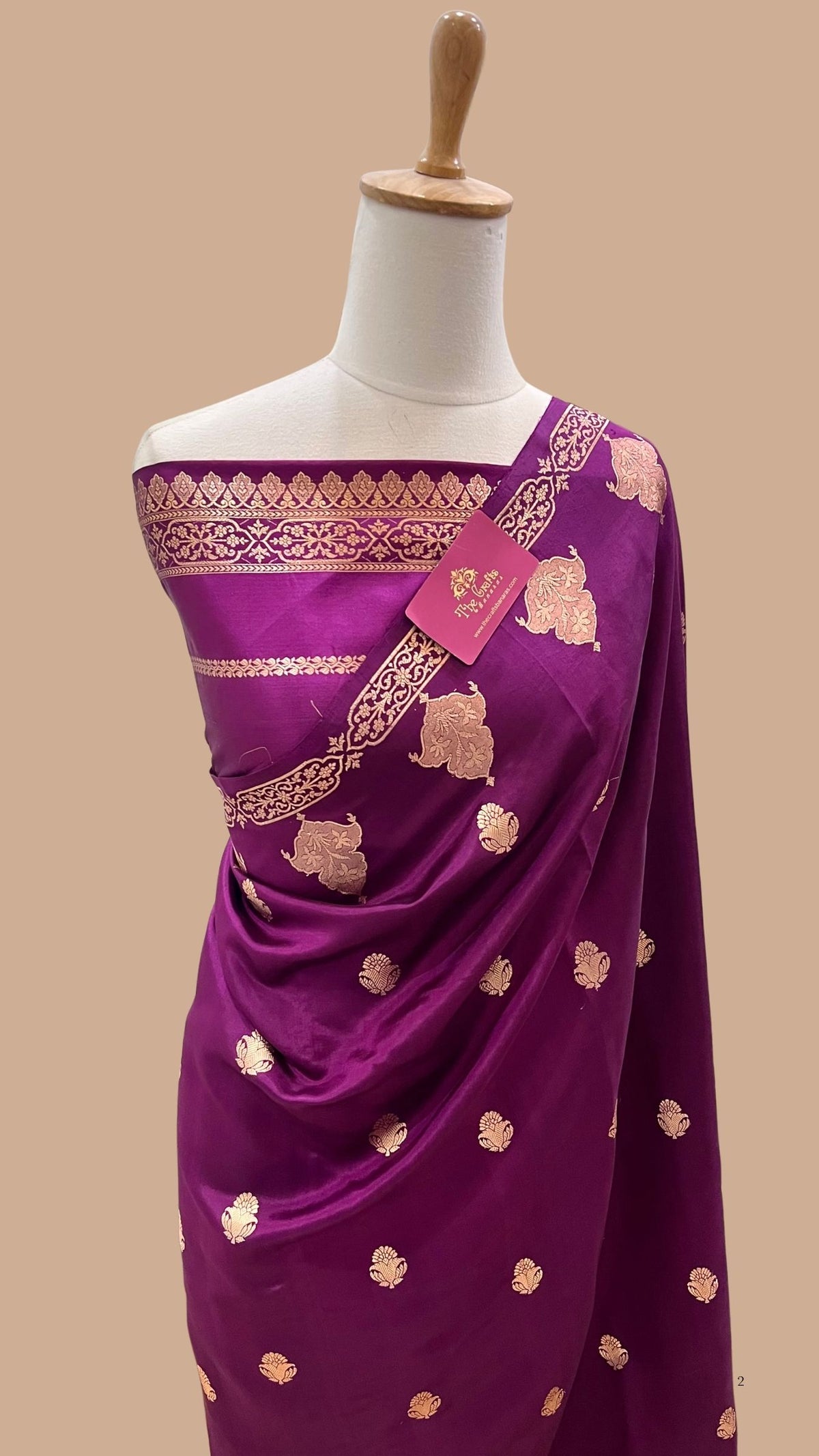 Pure Mango Silk Handloom Banarasi Saree