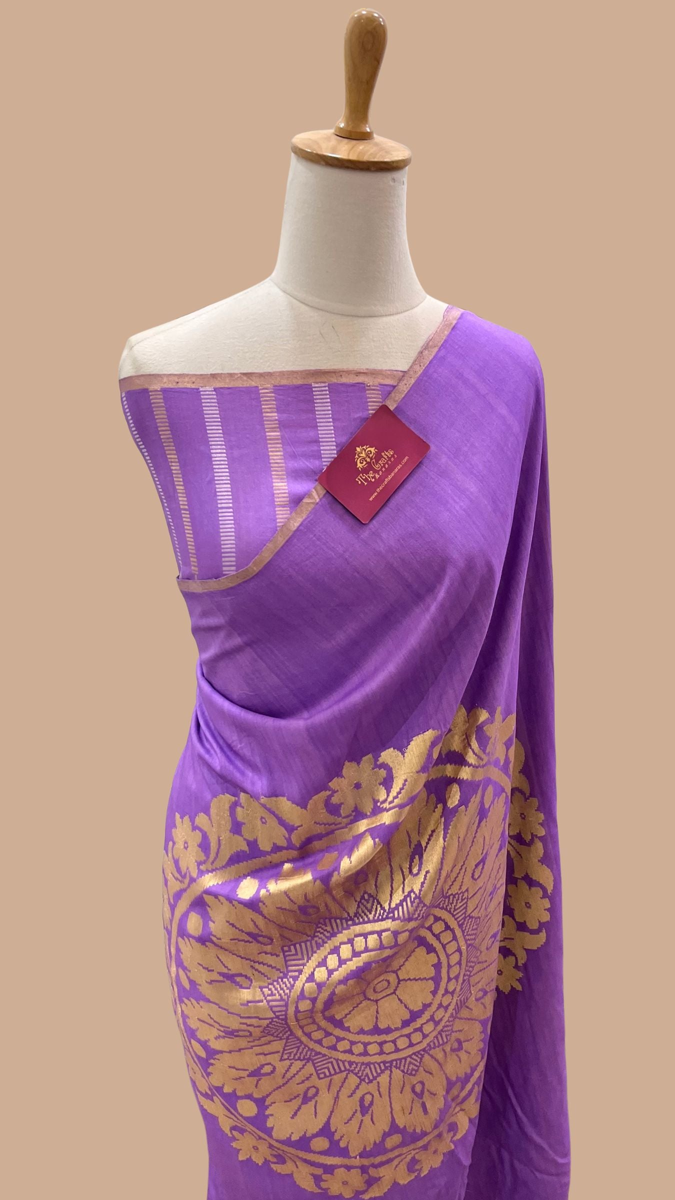Pure Munga Silk Handloom Banarasi Saree