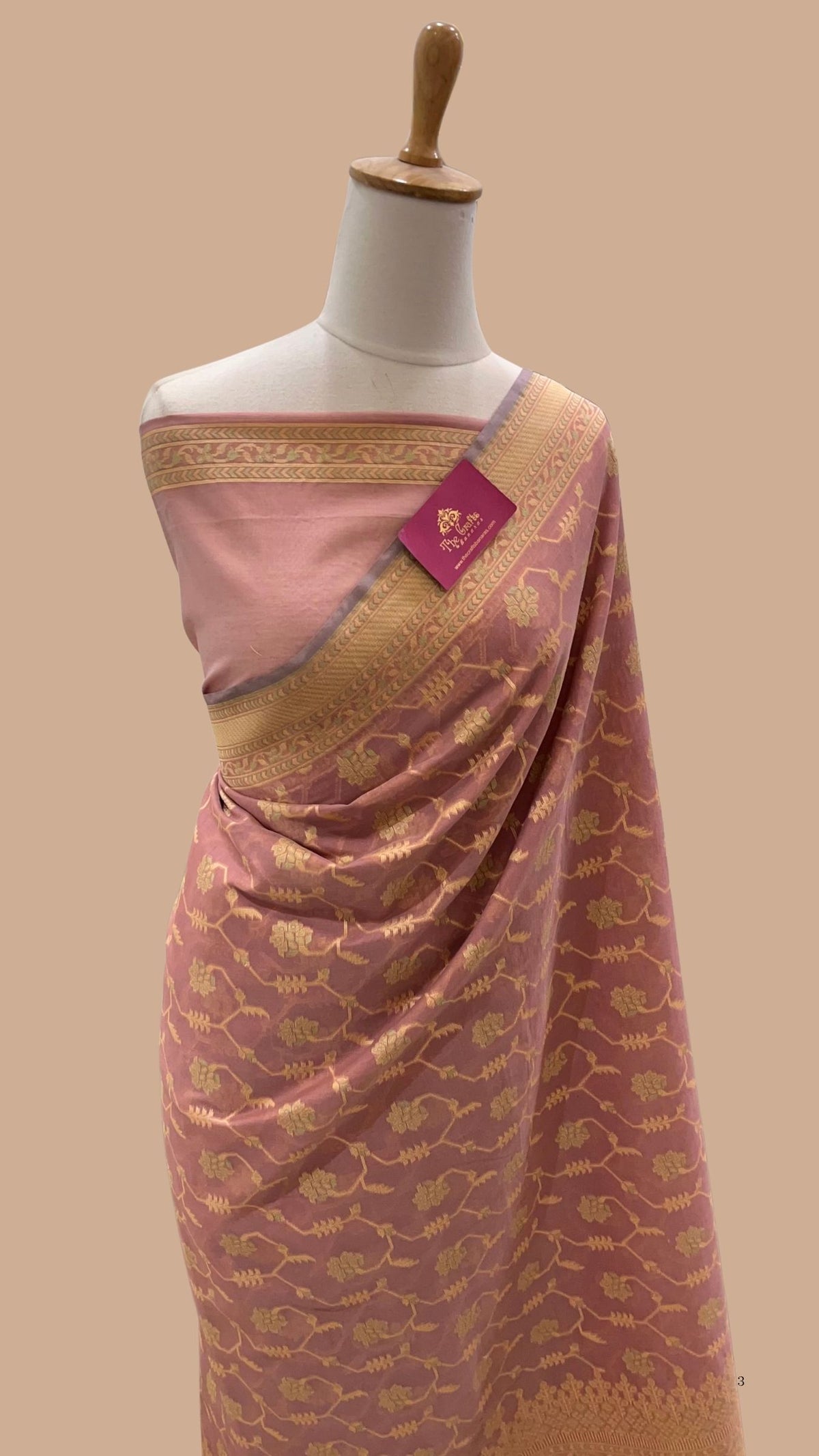 Pure Cotton Patola Reshmi Zari Banarasi Saree