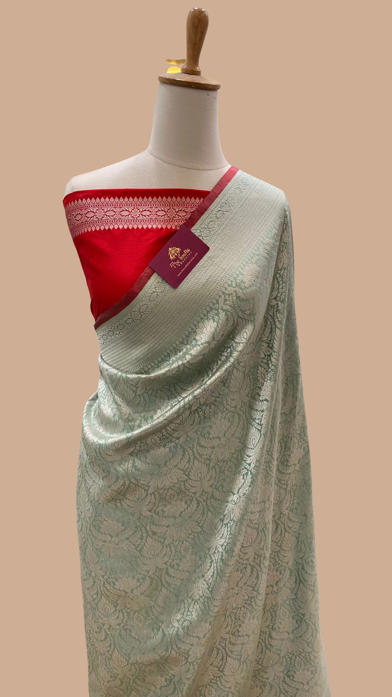 Pure Katan Silk Handloom Banarasi Saree - Tanchui Brocade