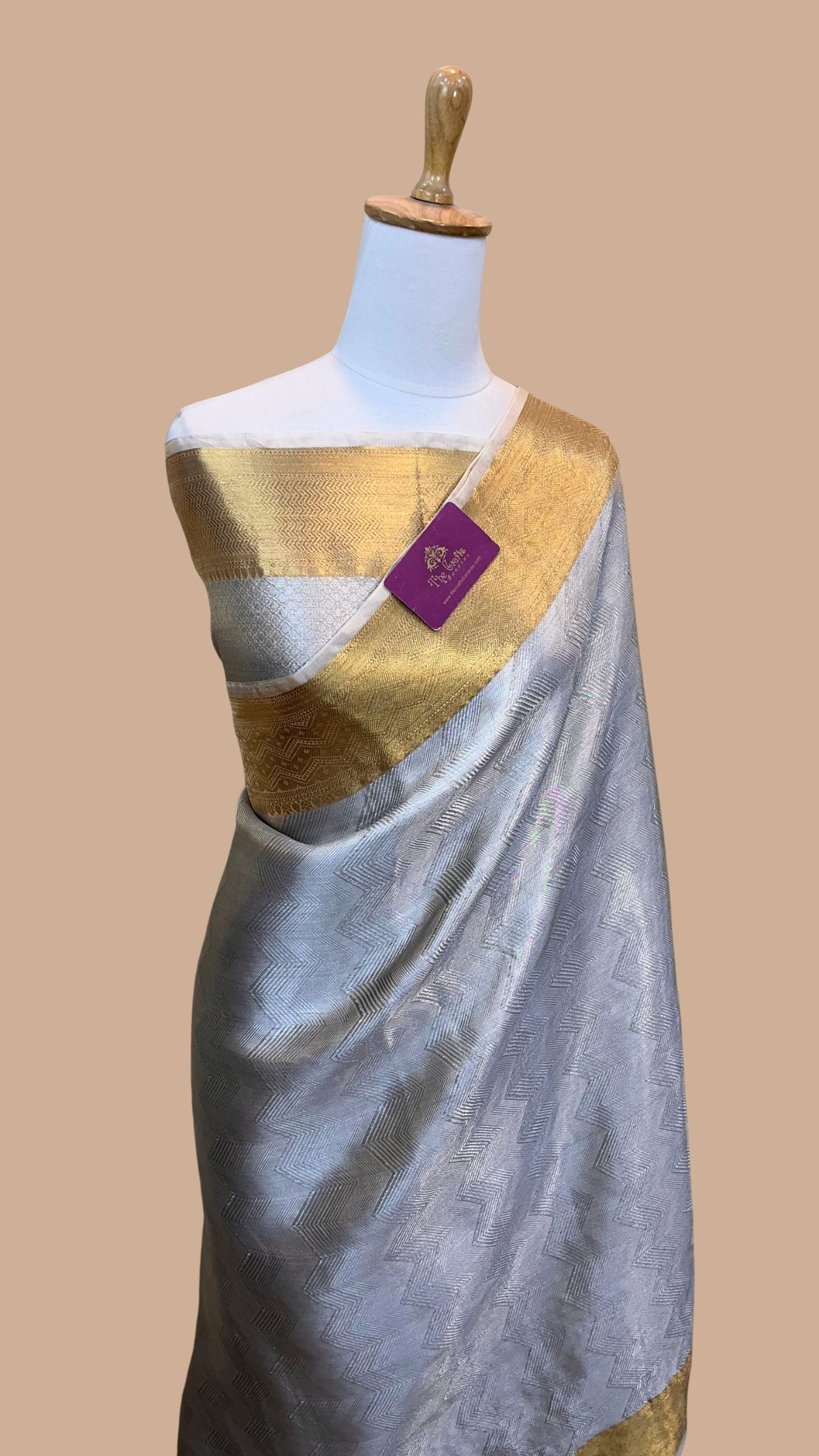 Pure Tissue Silk Brocade Banarasi Saree