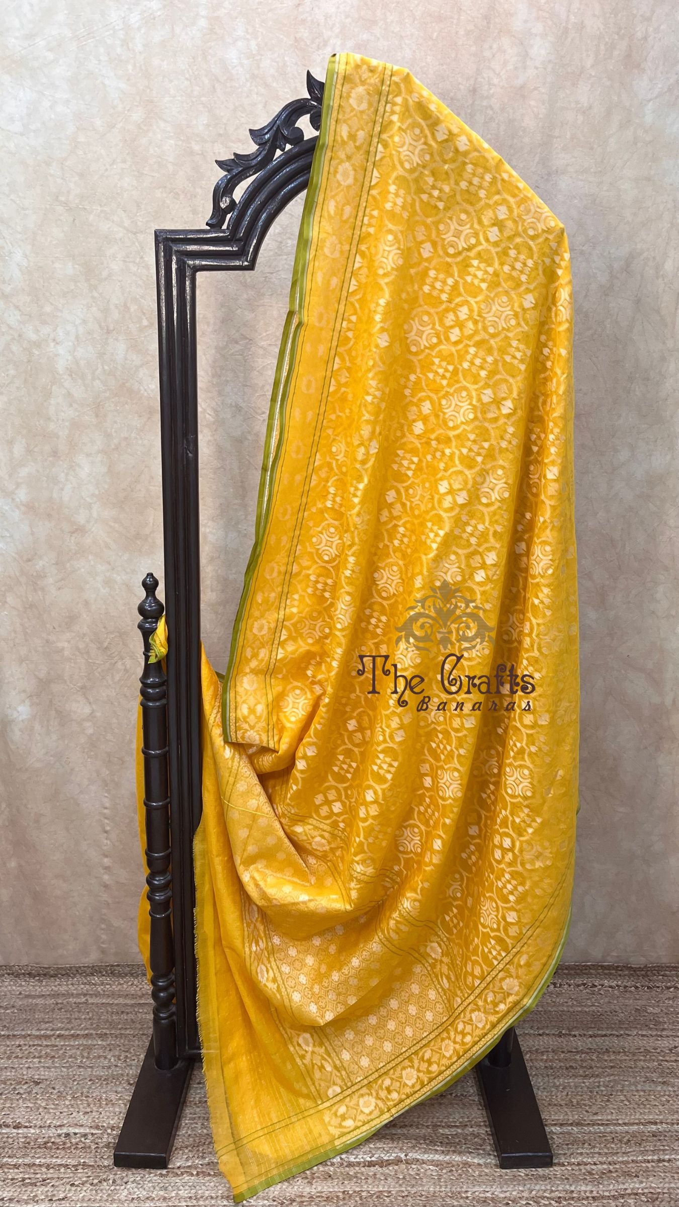 Pure Ektara Cotton Jamdani Banarasi Saree - Alfi