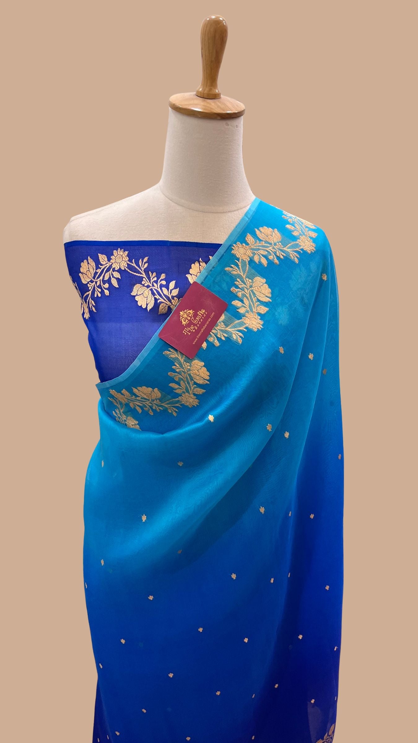 Pure Kora Silk Handloom Banarasi Saree