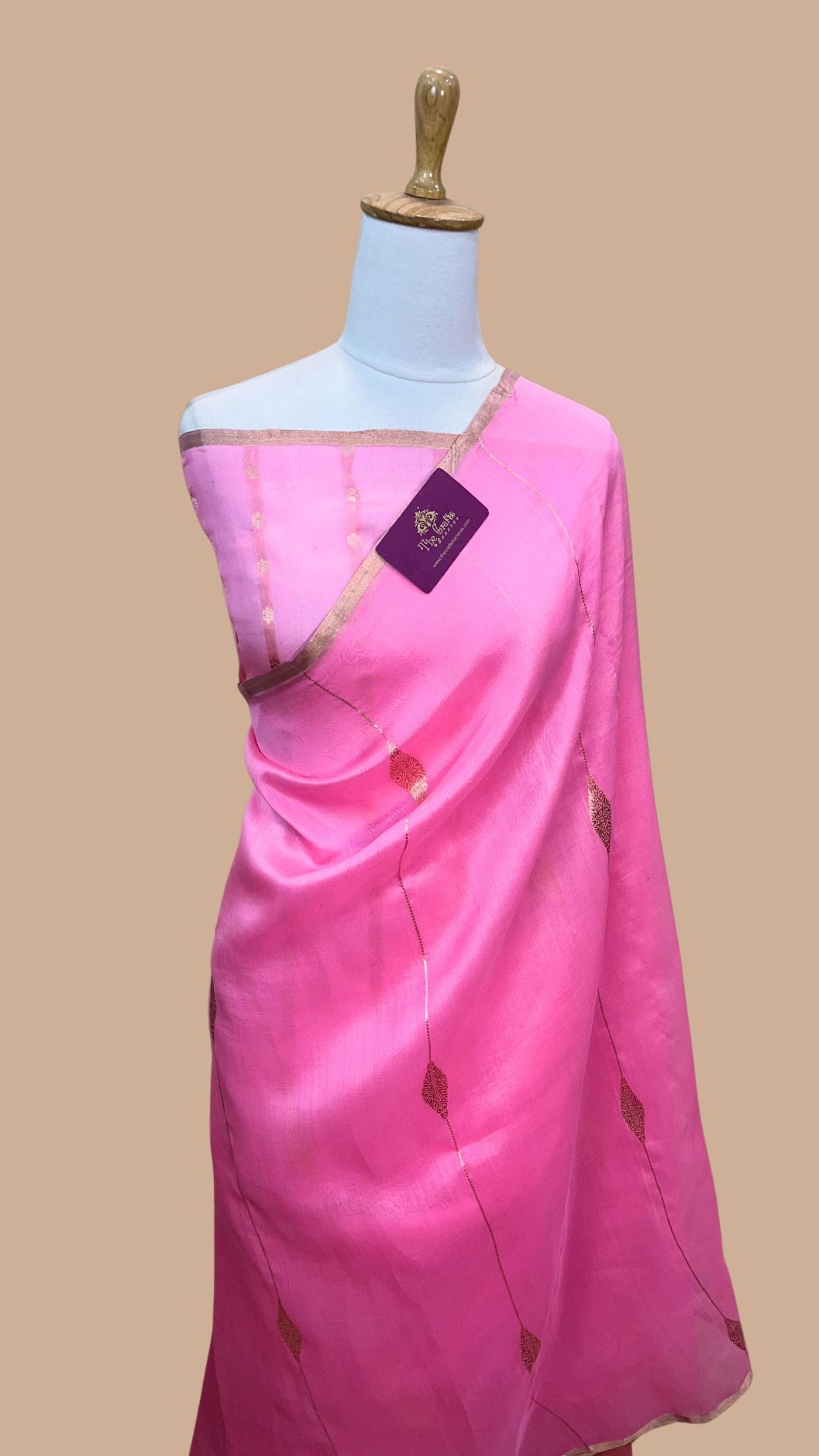 Pure Kora Silk Handloom Banarasi Saree