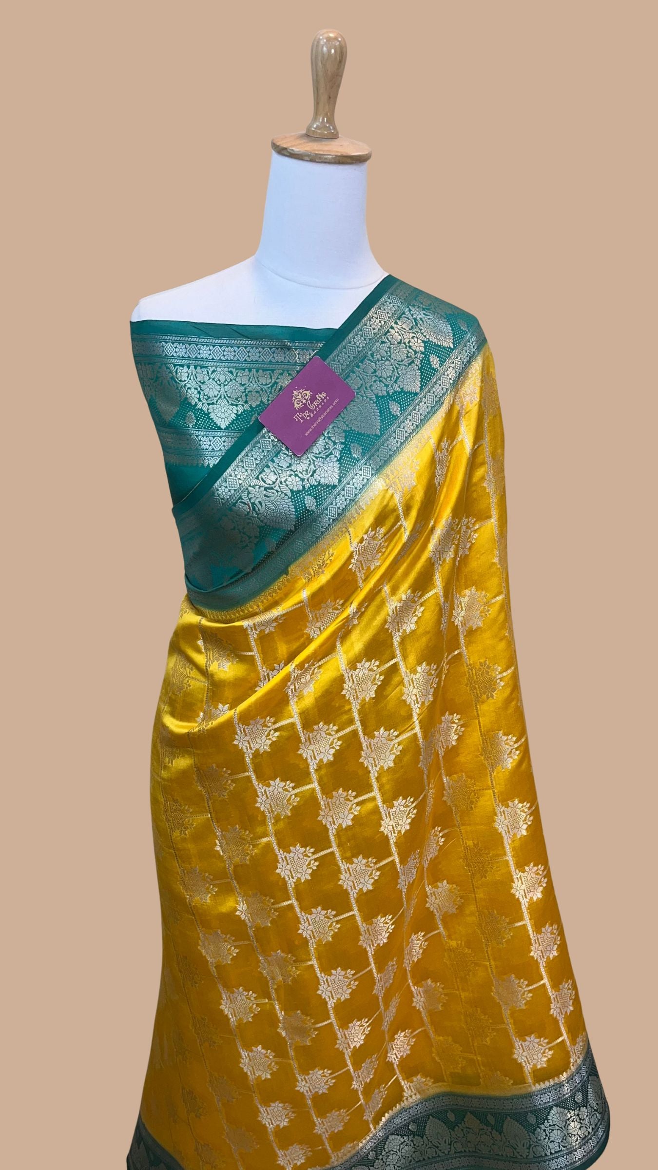 Pure Dupion Silk Banarasi Saree