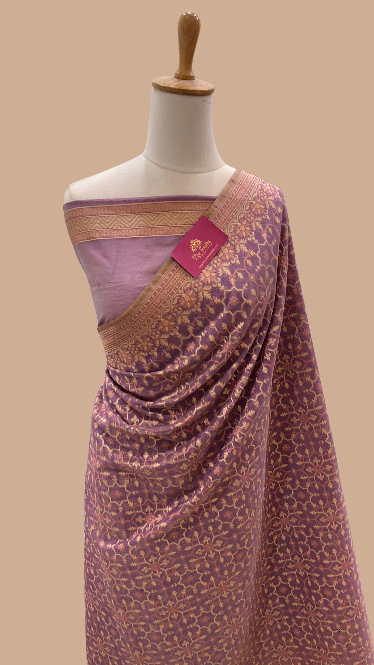 Pure Cotton Patola Reshmi Zari Banarasi Saree