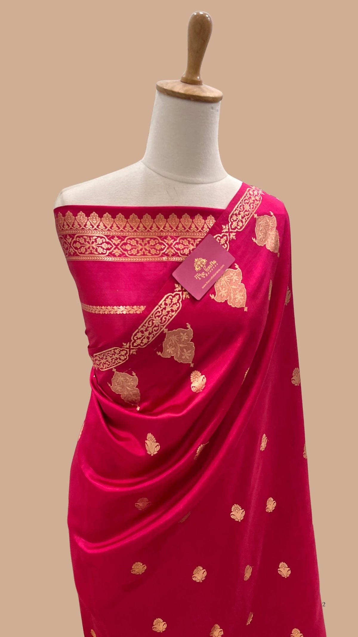 Pure Mango Silk Handloom Banarasi Saree