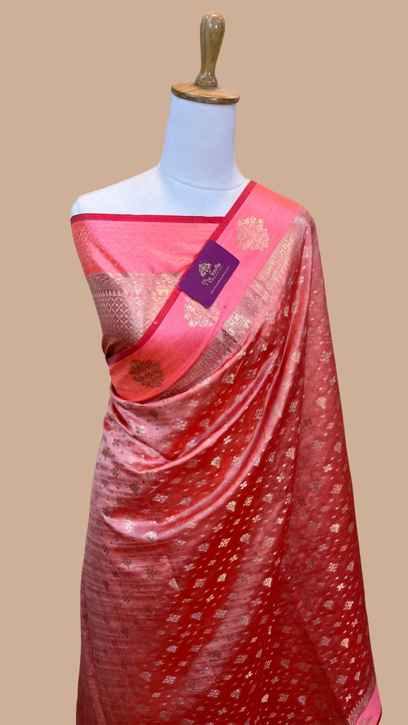 Pure Mango Silk Banarasi Saree