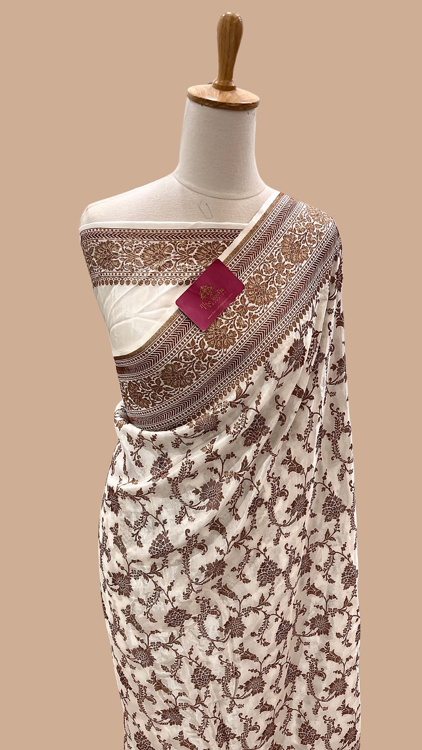 Pure Crepe Silk Banarasi Saree