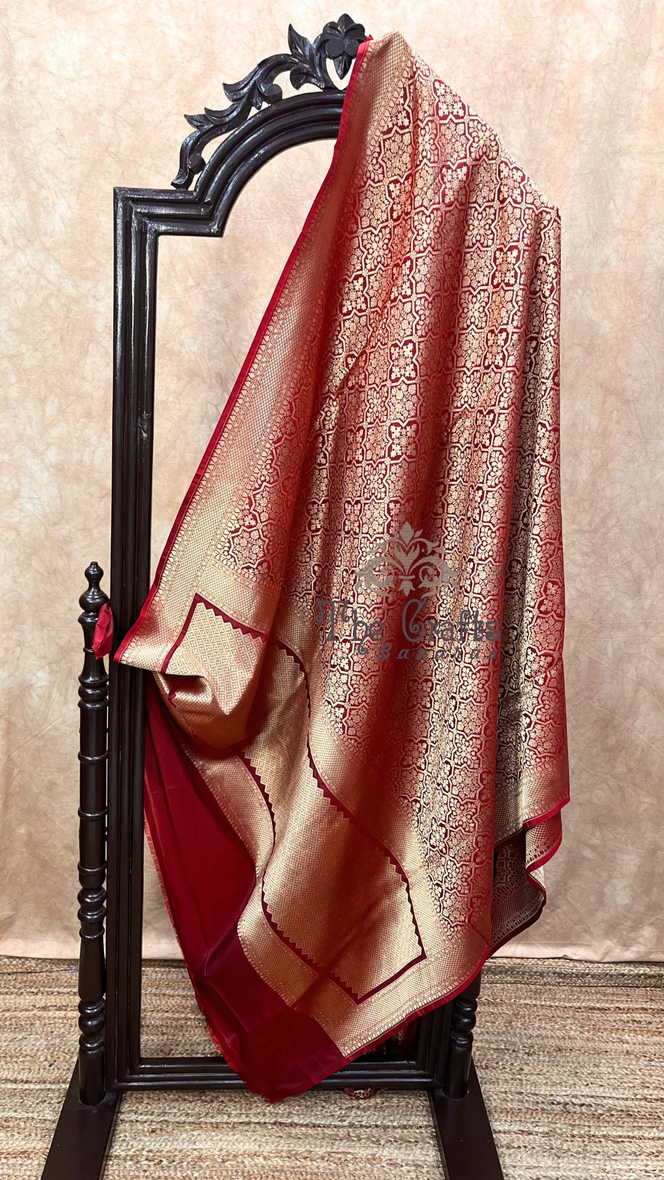 Pure Katan Silk Handloom Banarasi Saree - Tanchui Brocade