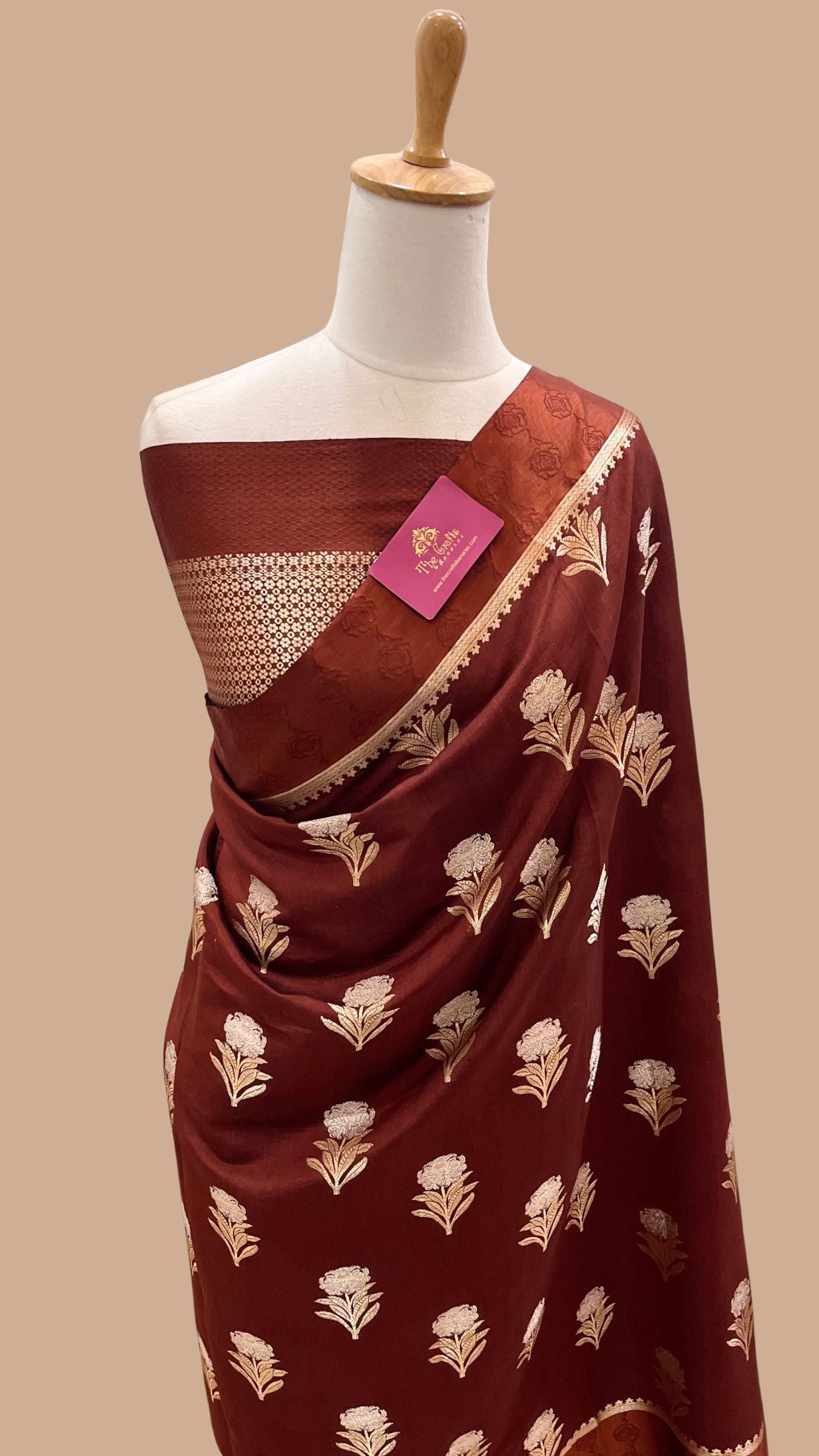 Pure Chiniya Silk Banarasi Saree