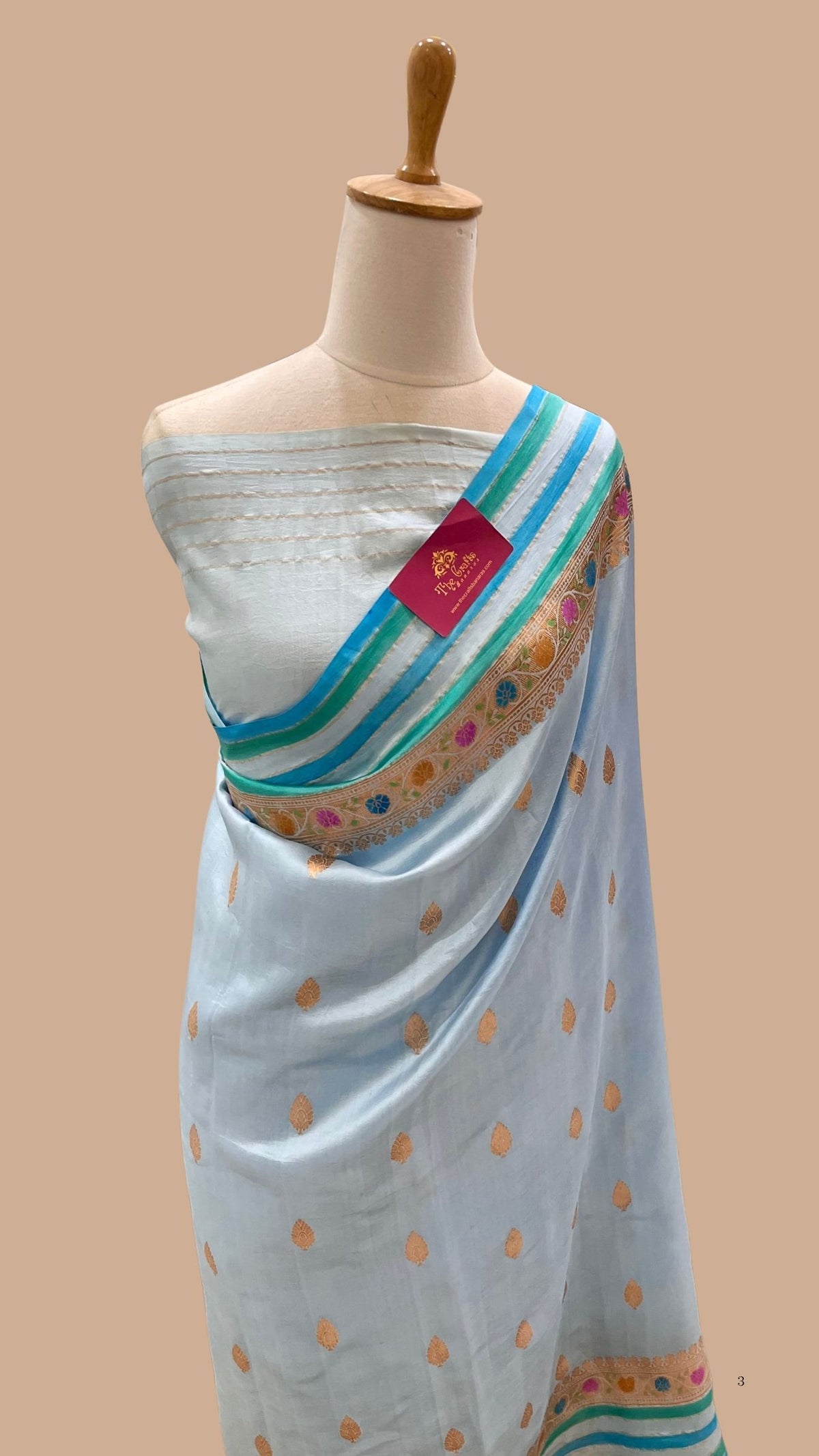 Pure Mango Silk Handloom Banarasi Saree