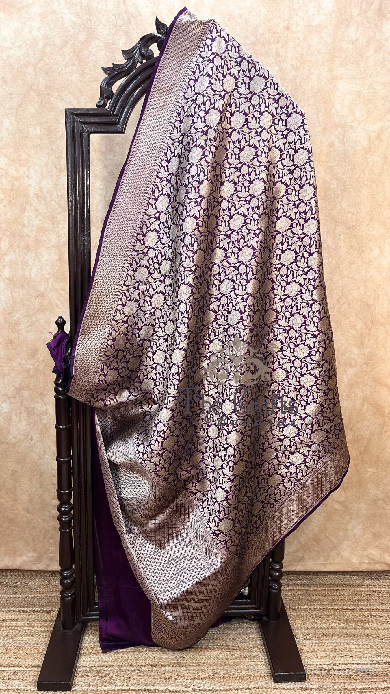 Pure Katan Silk Handloom Banarasi Saree - Tanchui Brocade