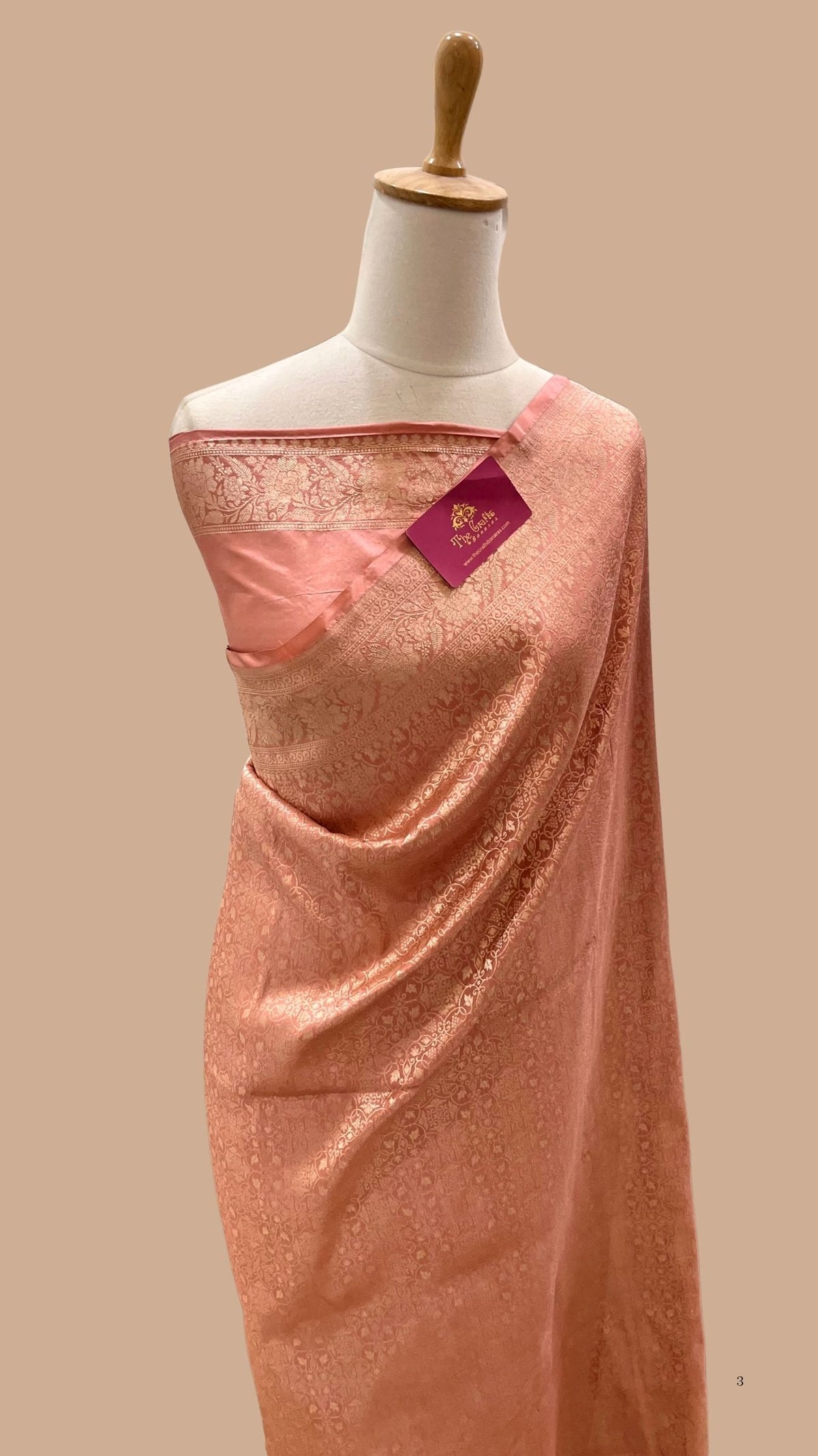 Pure Katan Silk Handloom Banarasi Saree - Tanchui Brocade
