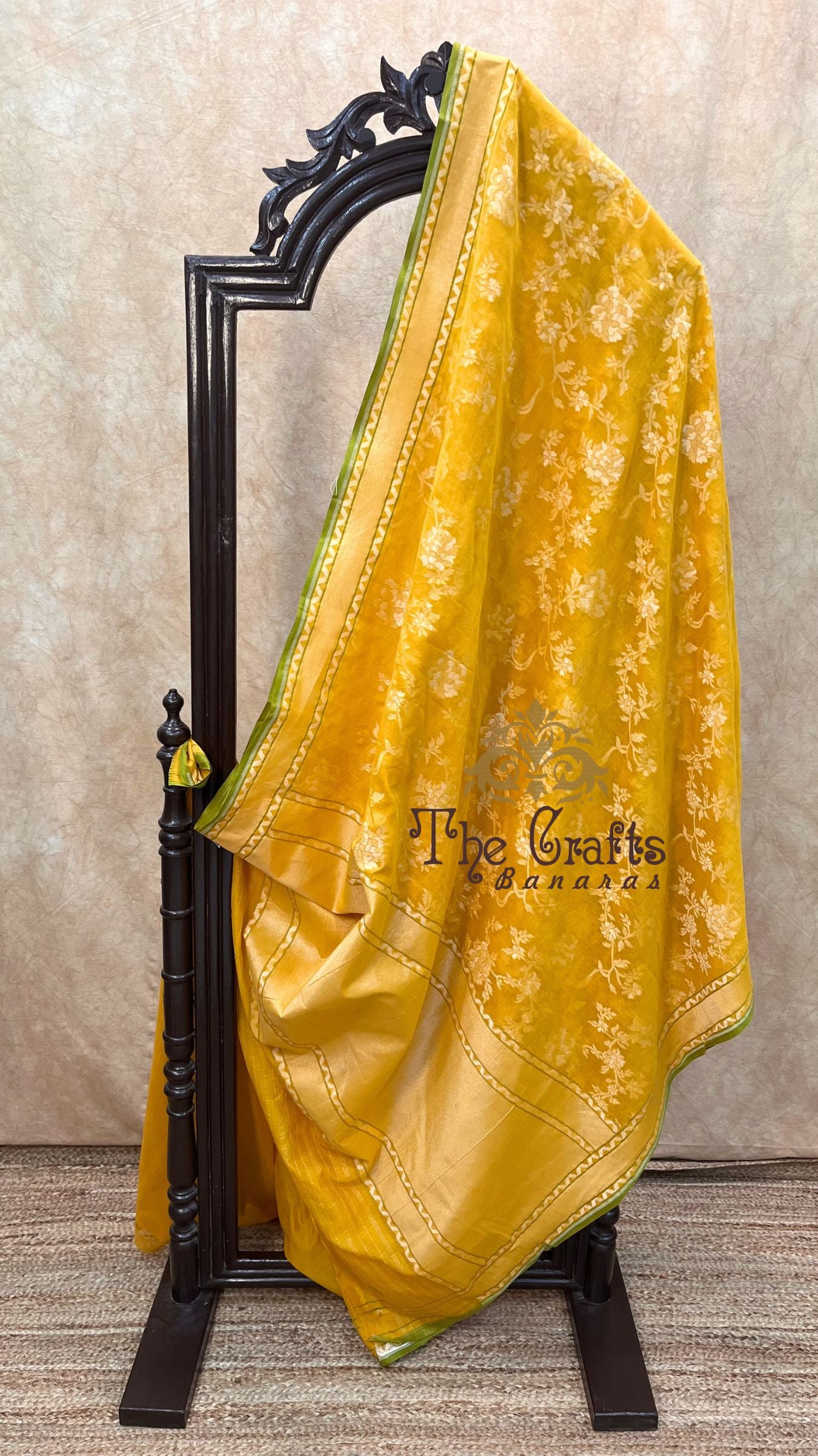 Pure Ektara Cotton Jamdani Banarasi Saree - Alfi