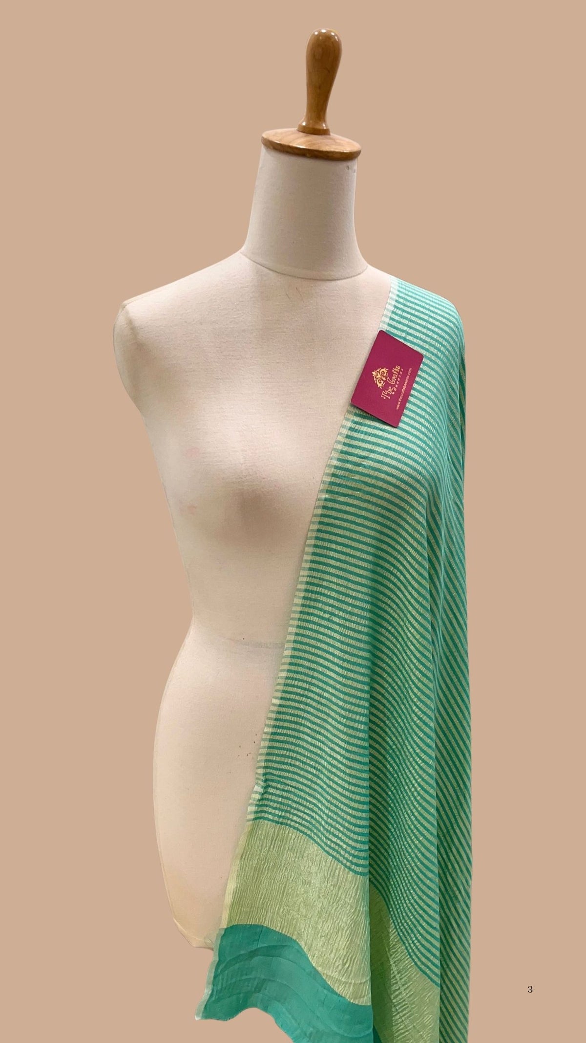Pure Moonga Silk Banarasi Handloom Dupatta