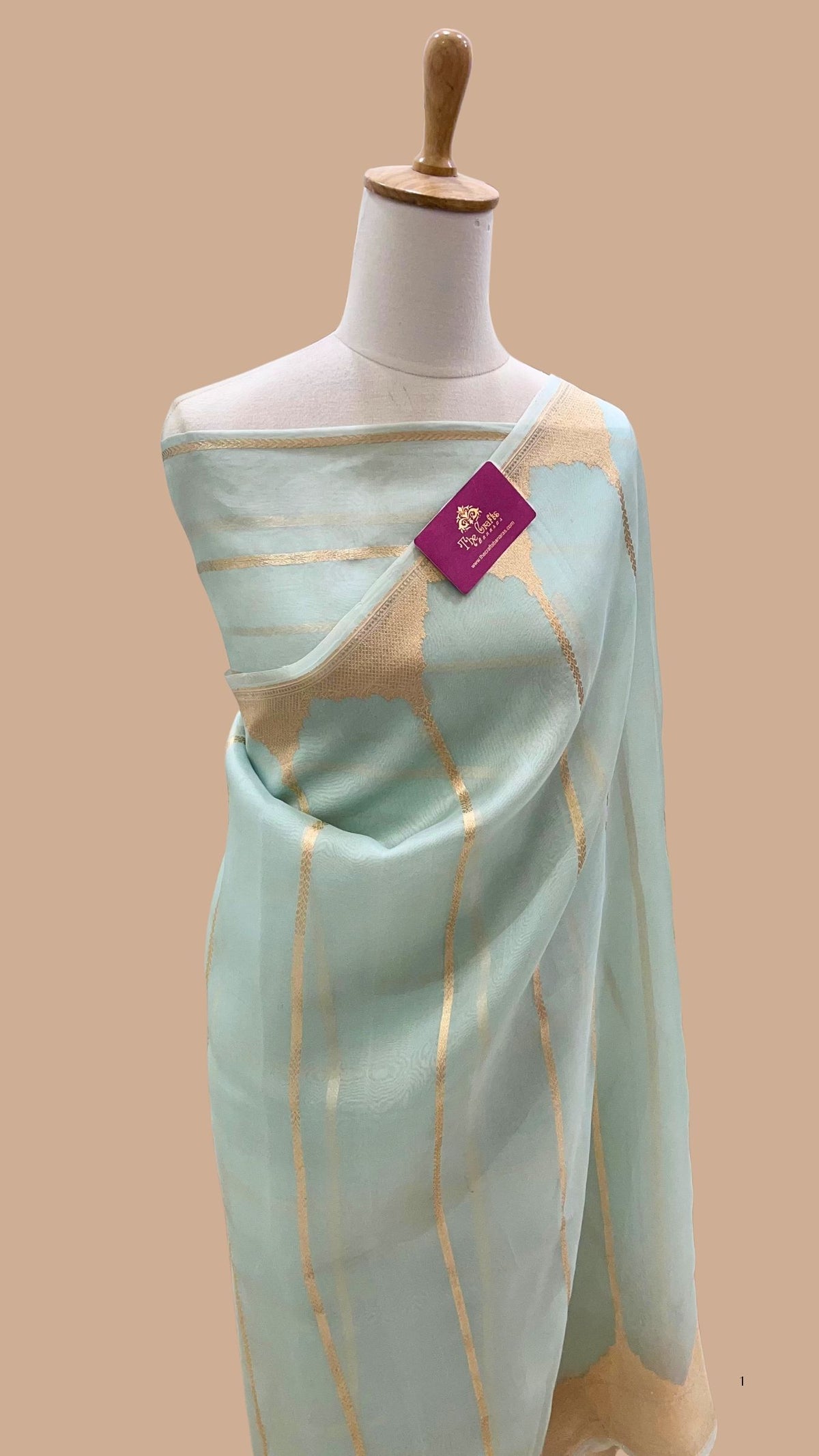 Pure Kora Silk Handloom Banarasi Saree