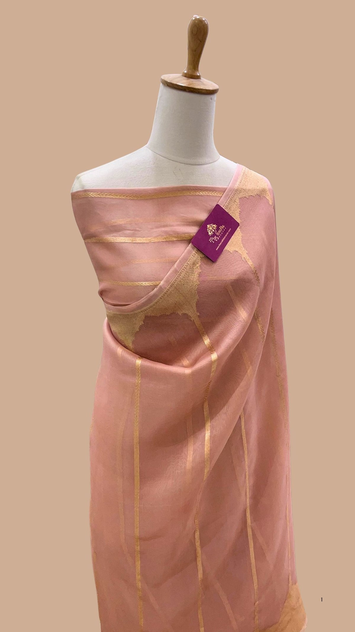 Pure Kora Silk Handloom Banarasi Saree
